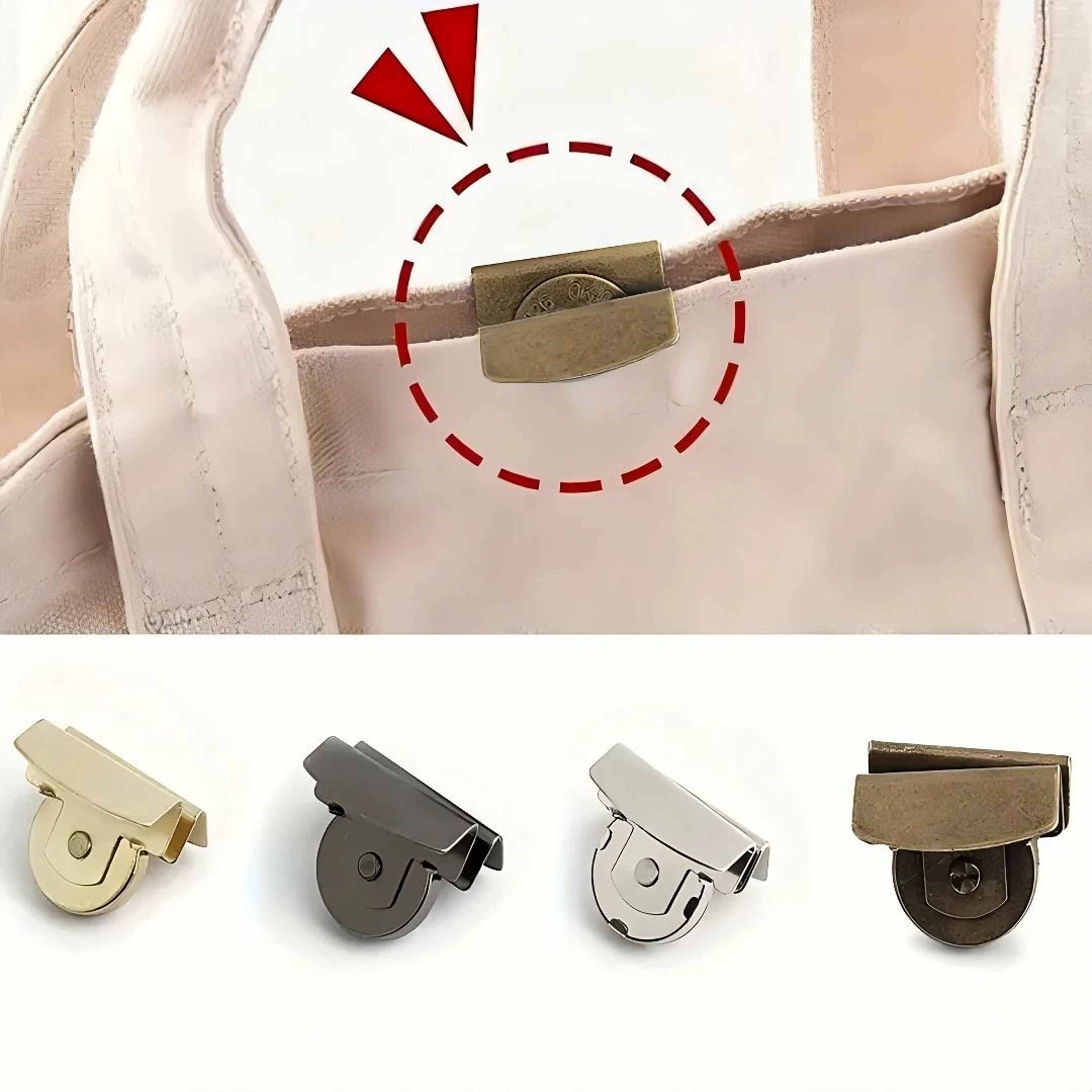 Seamless Magnetic Button Set For Bags Wallet Clothes DIY Craft Accessories 5