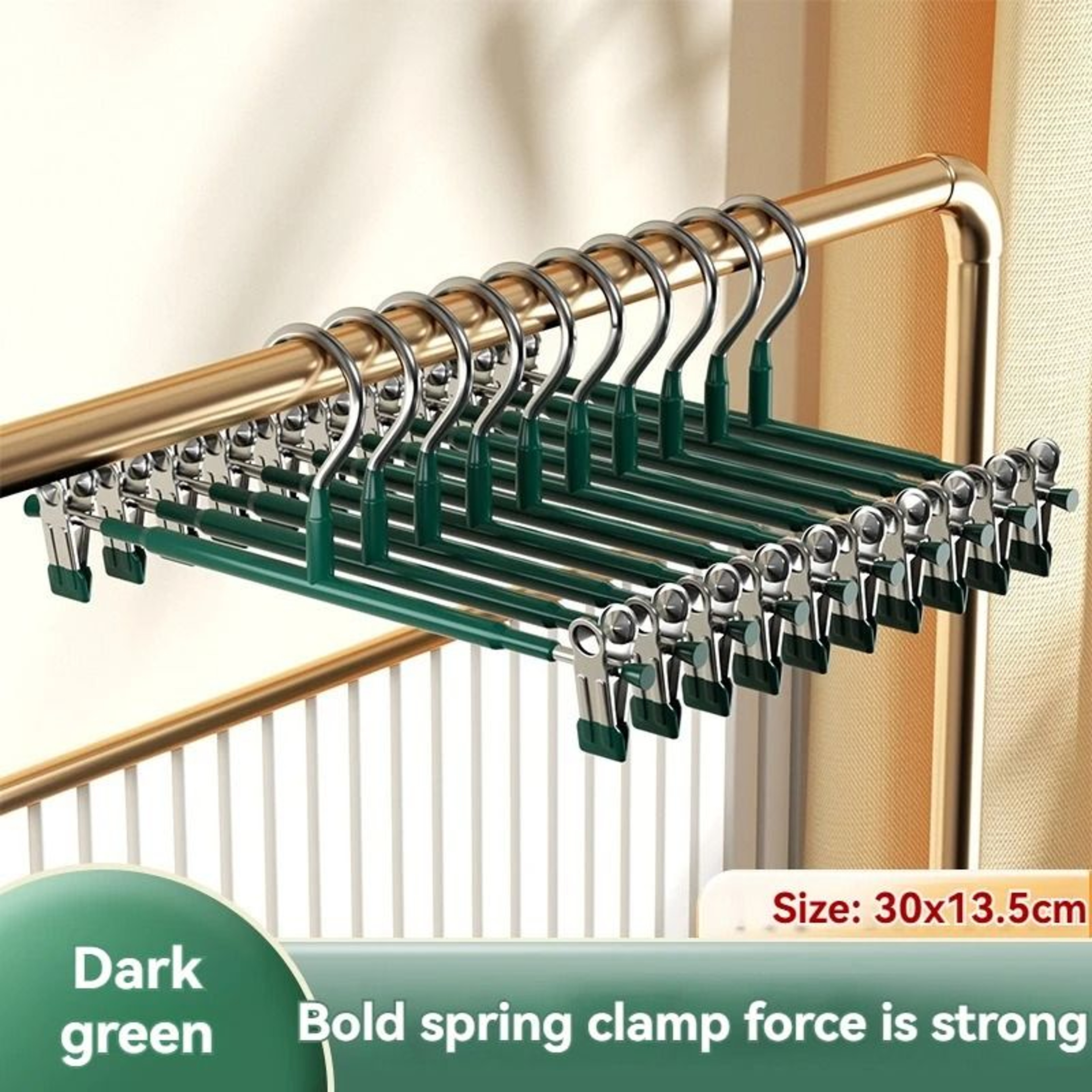 Multi Functional Pant And Skirt Rack Clip Hanger Non Slip Drying Rack 7
