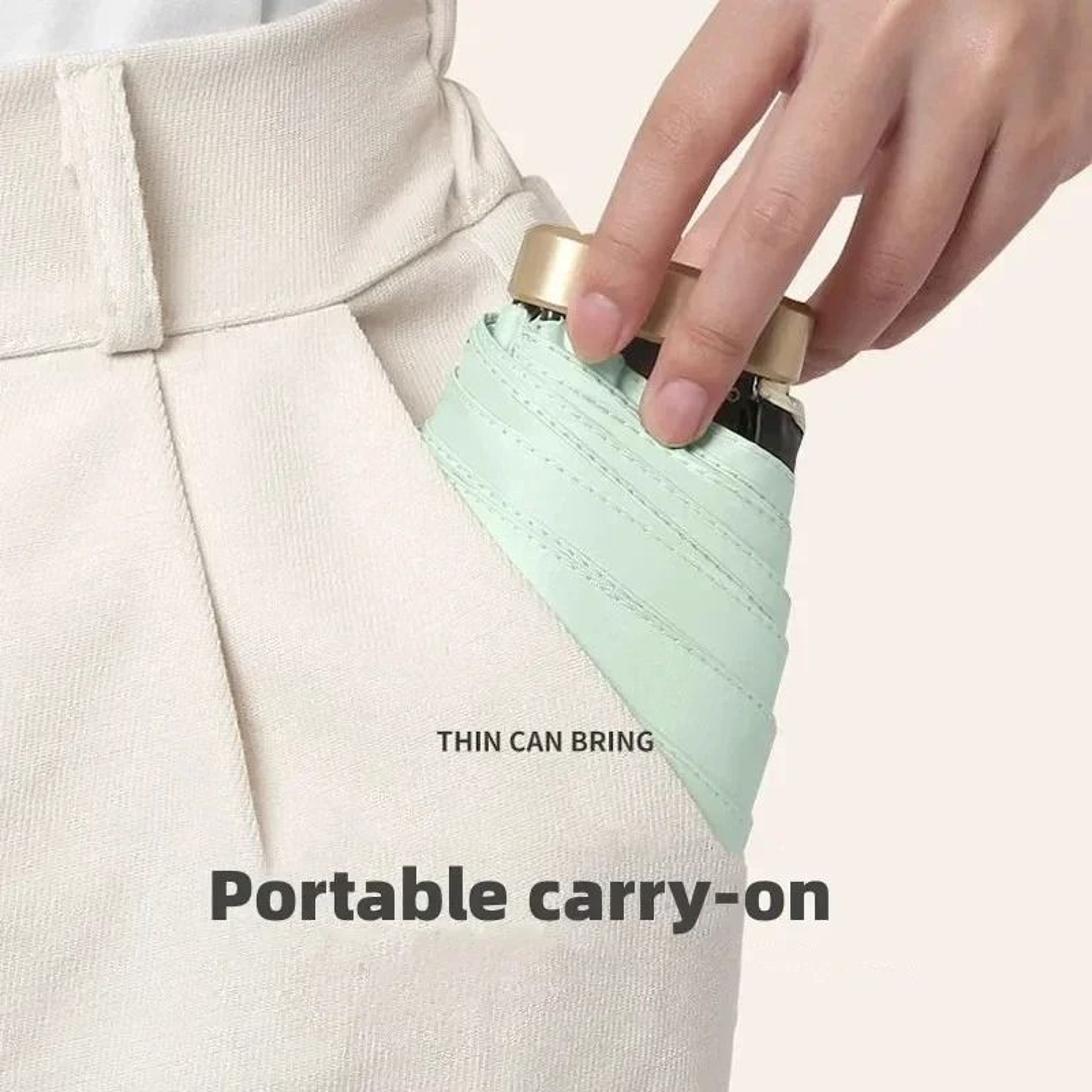 Mini Pocket Sun And Rain Umbrella Small Folding UV Protection 5