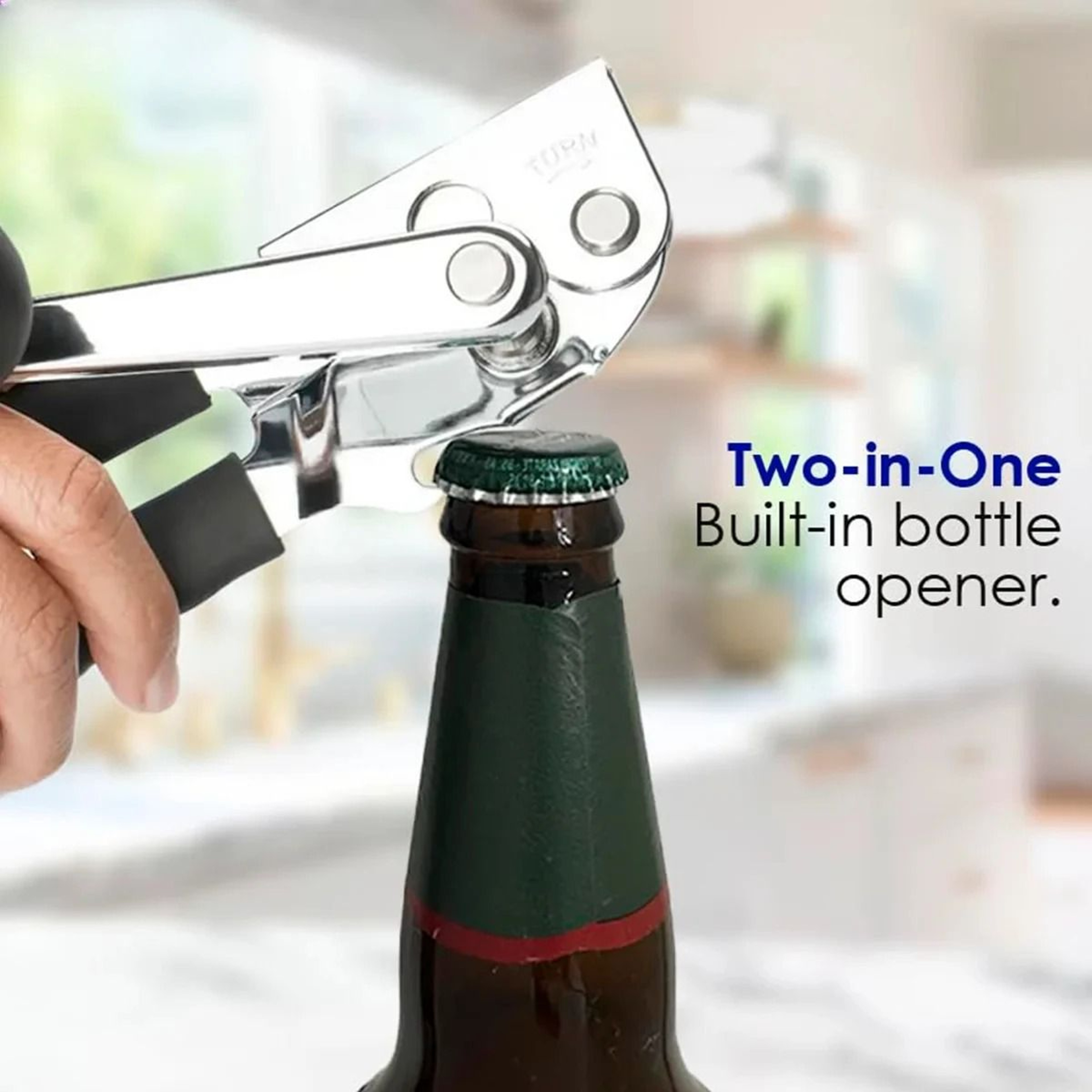 Heavy Duty Manual Can Opener With Extra Long Handles For Big Cans 5