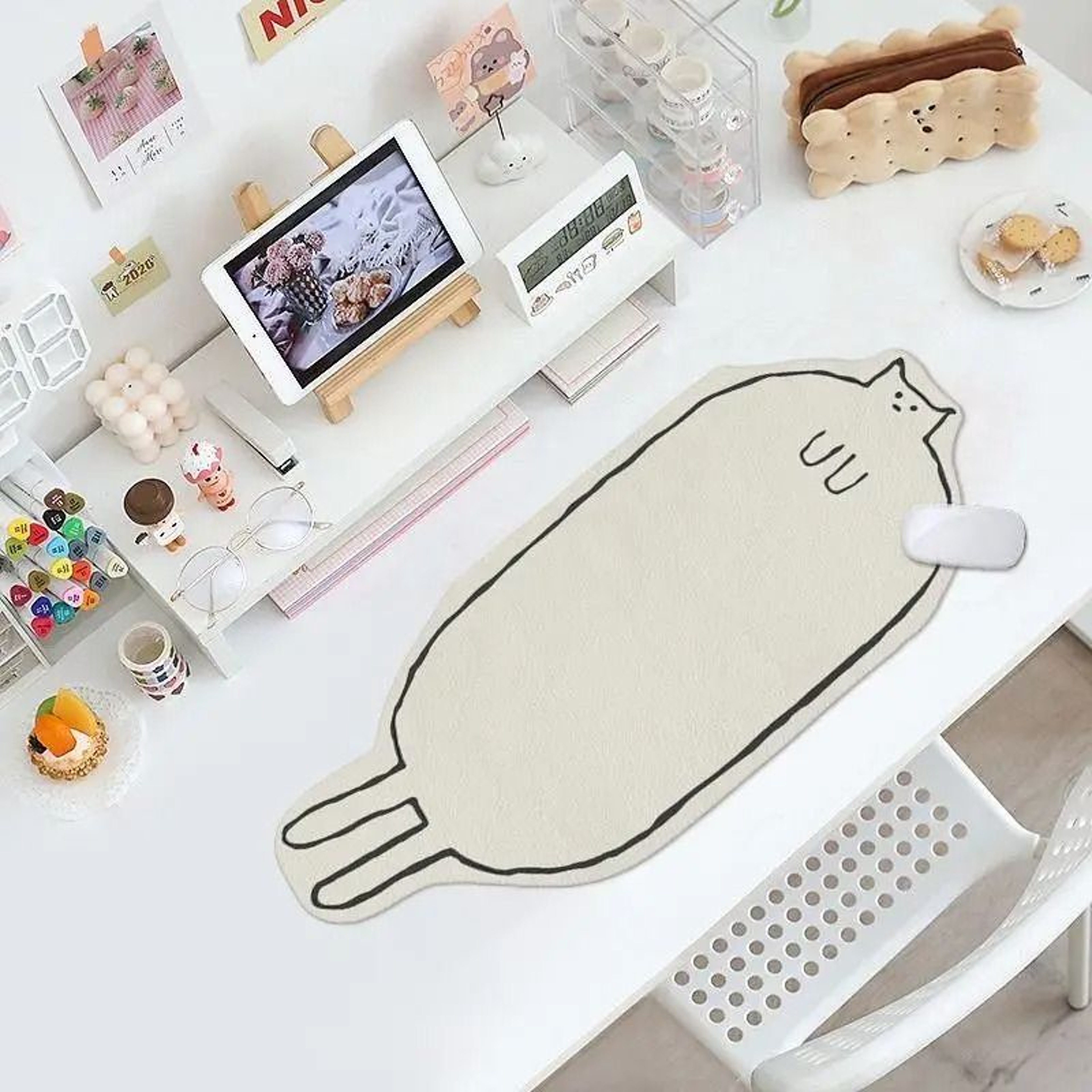 Waterproof Cute Animal Desk Mouse Pad For Laptop And Computer 6