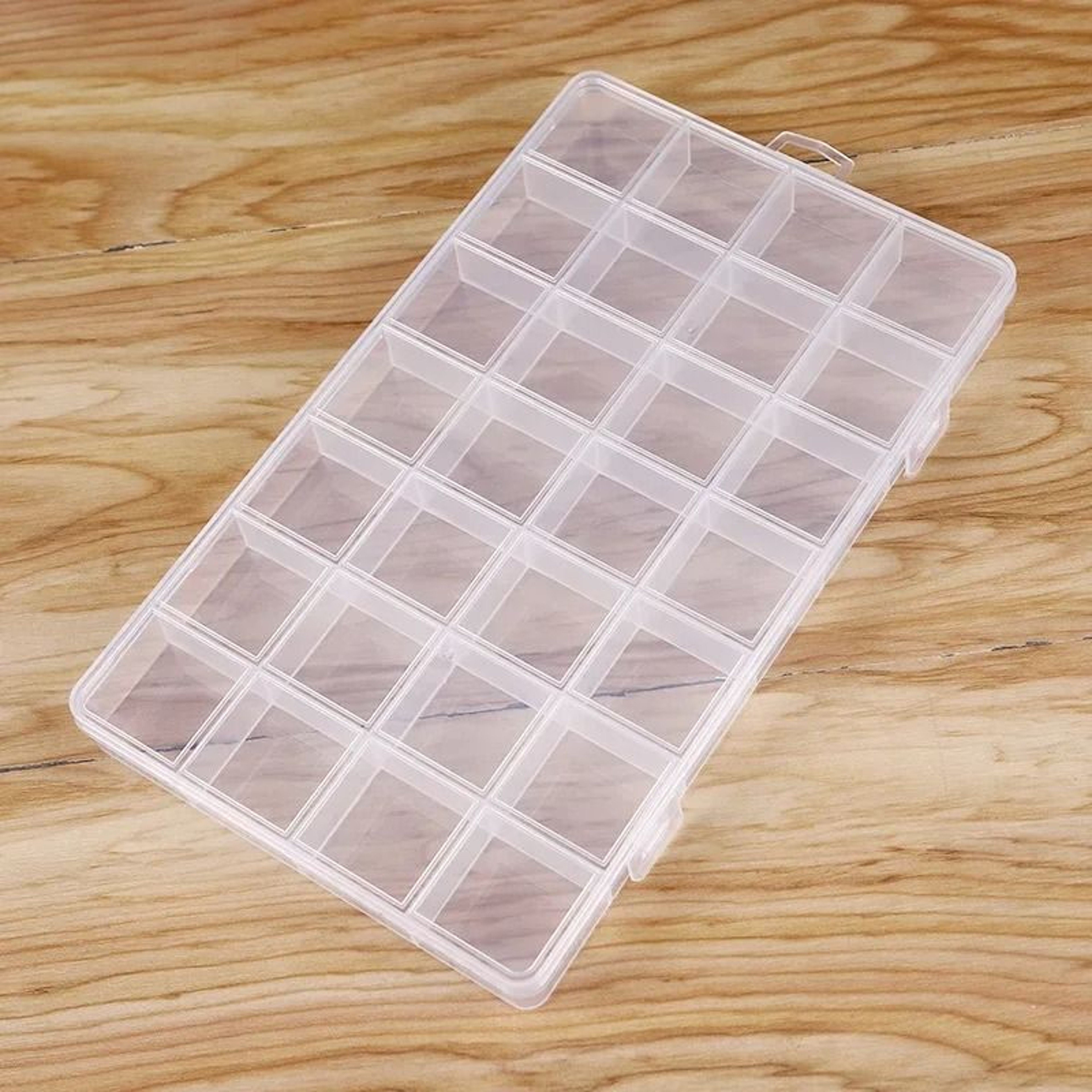 Plastic Jewelry Organizer Box With Multiple Compartments 2