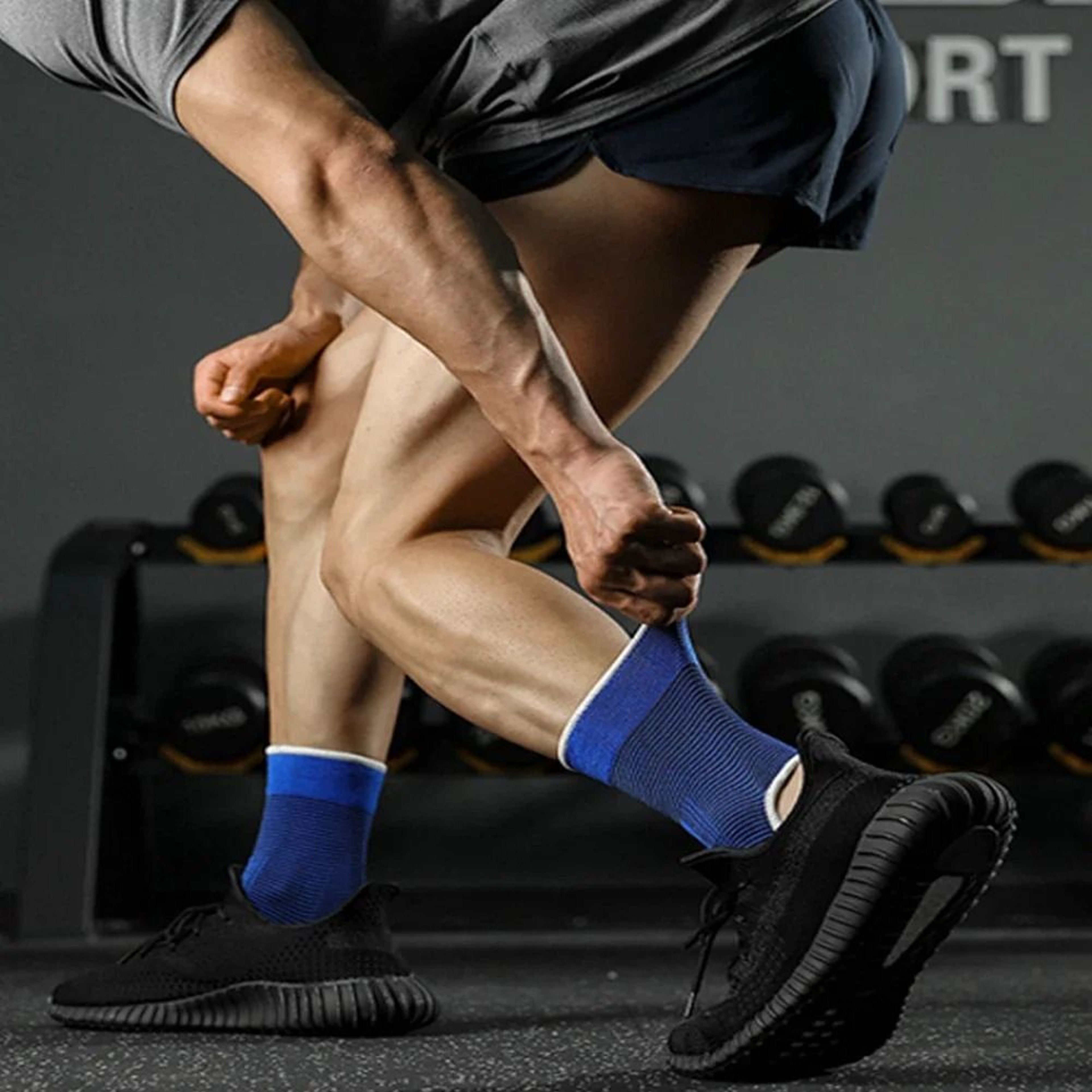 Ankle Support Sleeve For Sprains Tendonitis And Sports 3