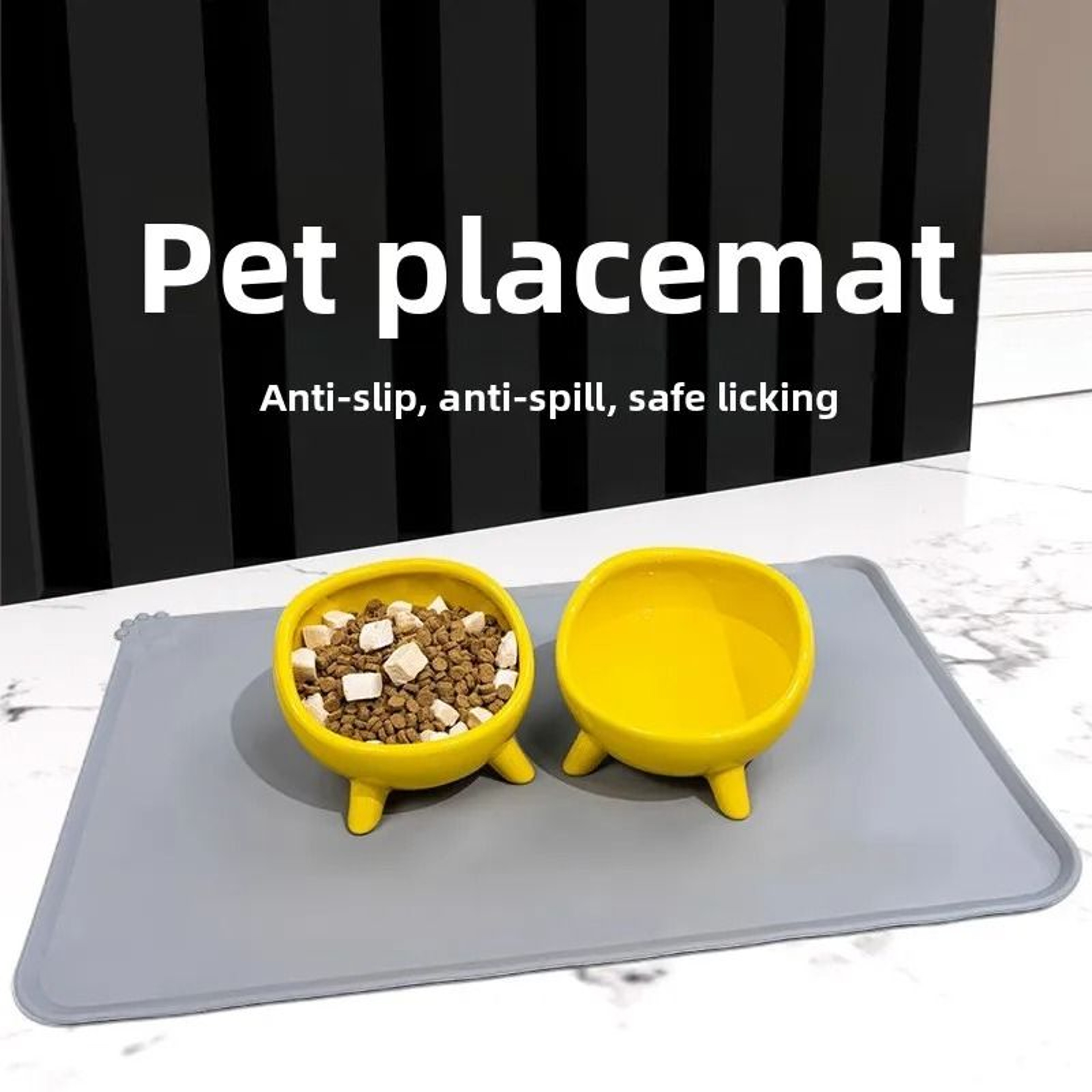 Silicone Pet Dining Mat With Anti Spill Surface 0