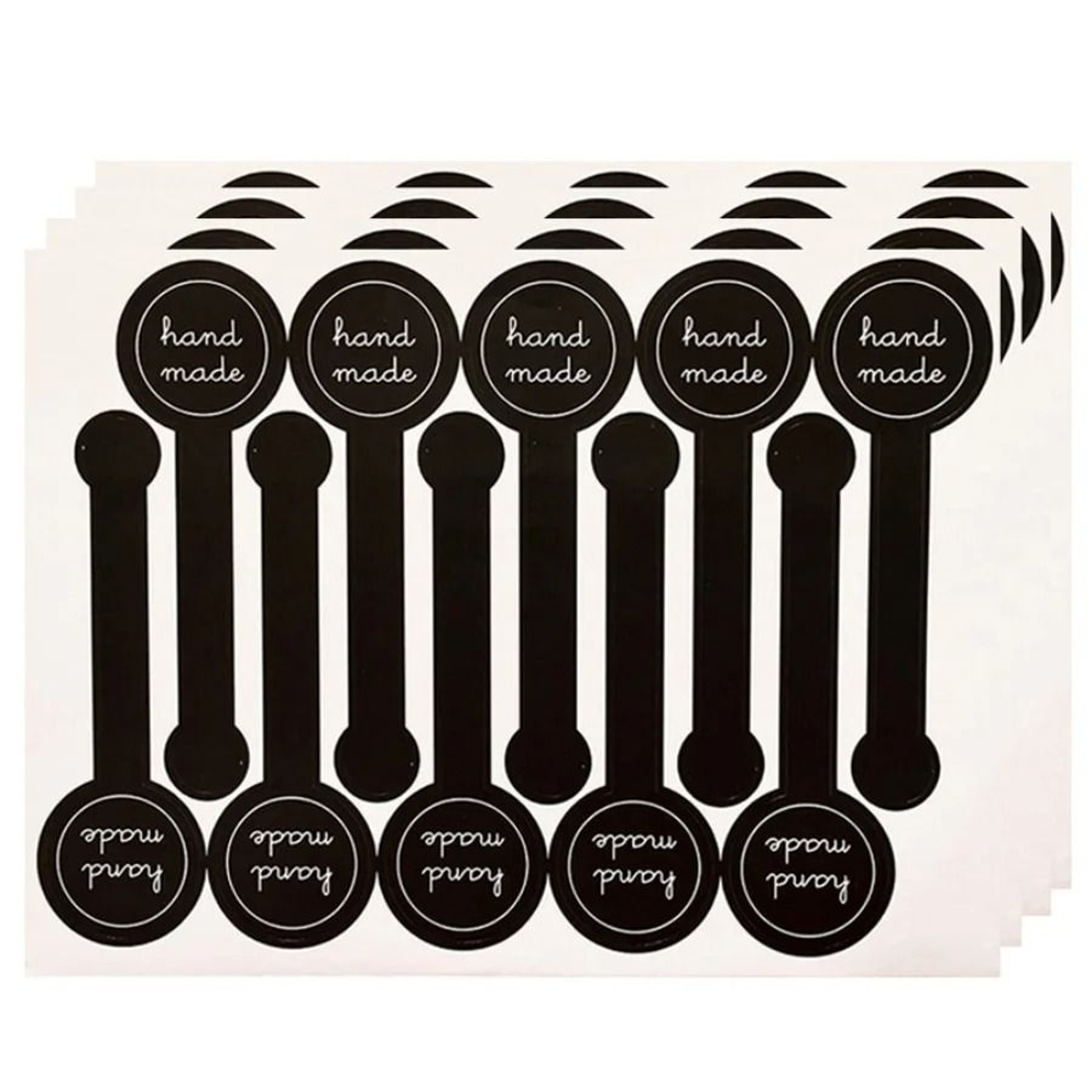 Black Strip Sealing Stickers For Baking Packaging And Crafts 2