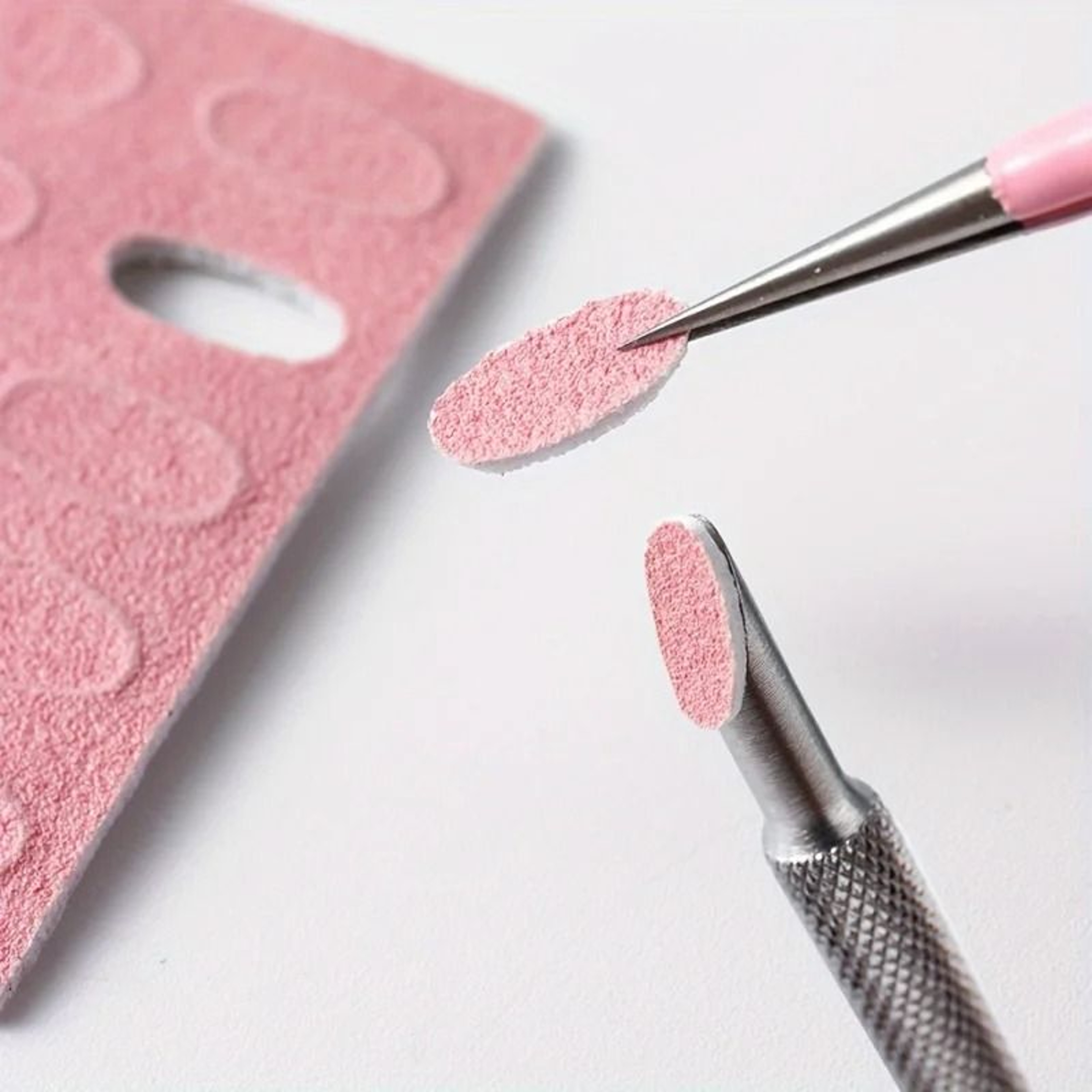 Nail Art Grinding Tool Set With Cuticle Pusher And Buffing Files 4