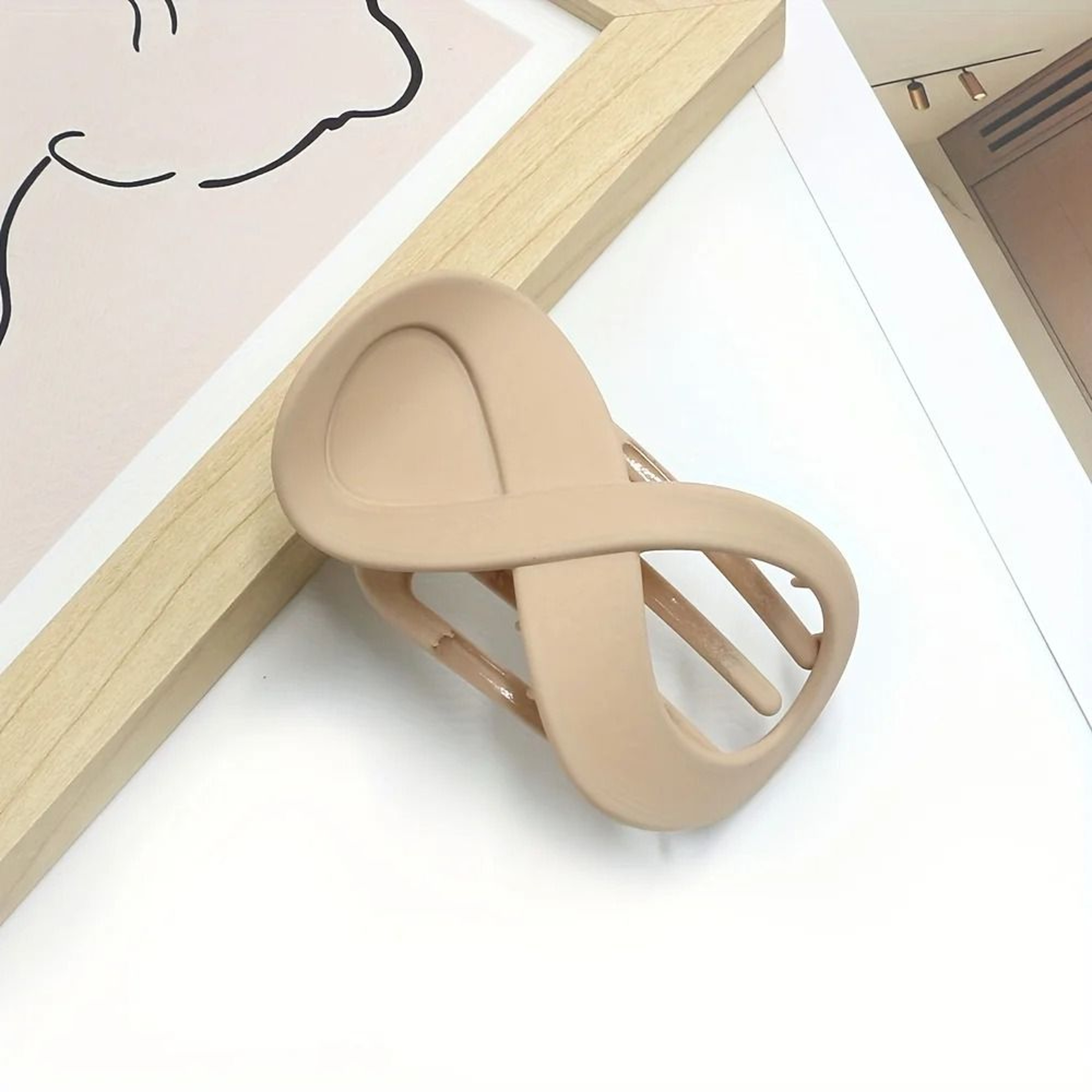 Elegant Matte Hair Clips Set For Thick And Thin Hair 2