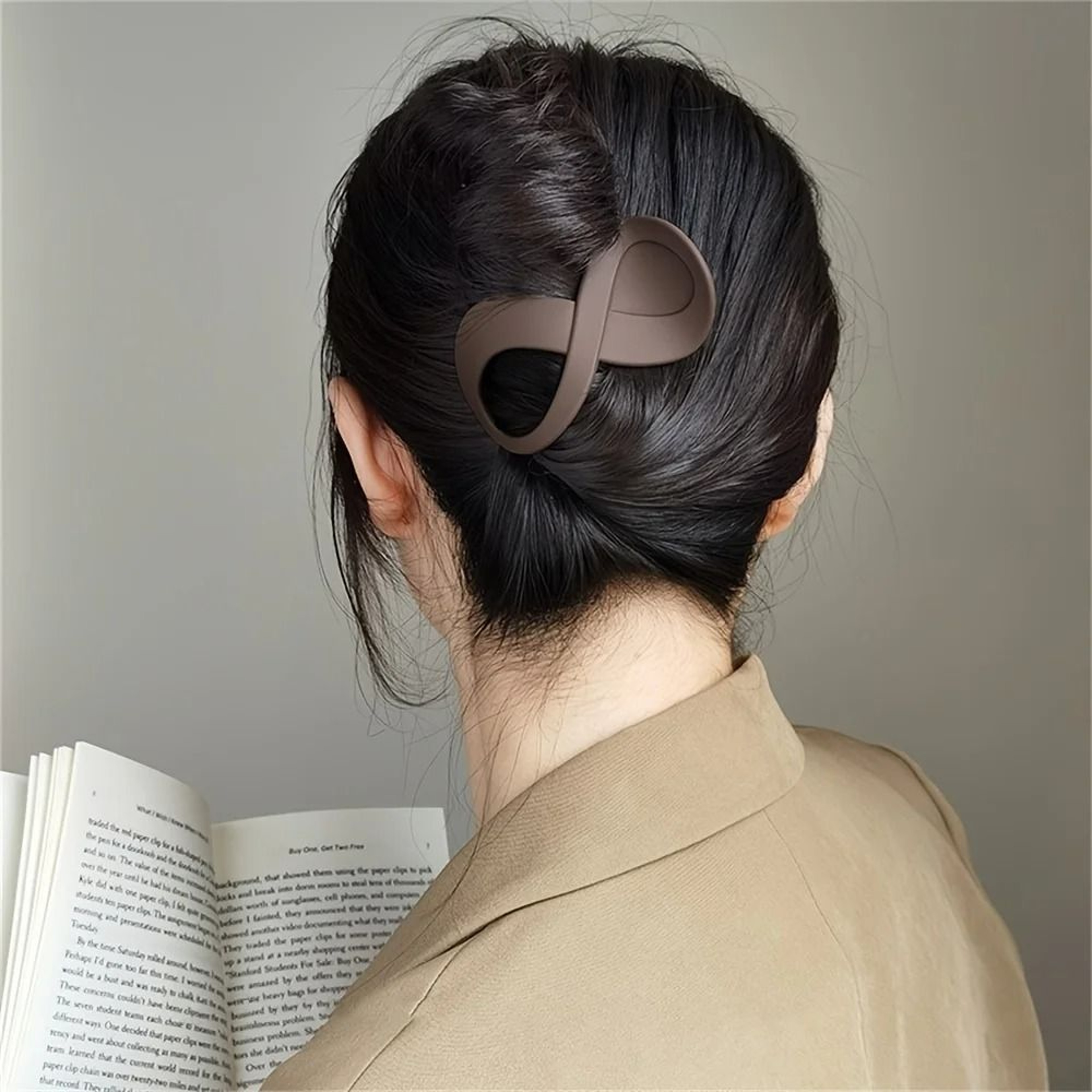 Elegant Matte Hair Clips Set For Thick And Thin Hair 5