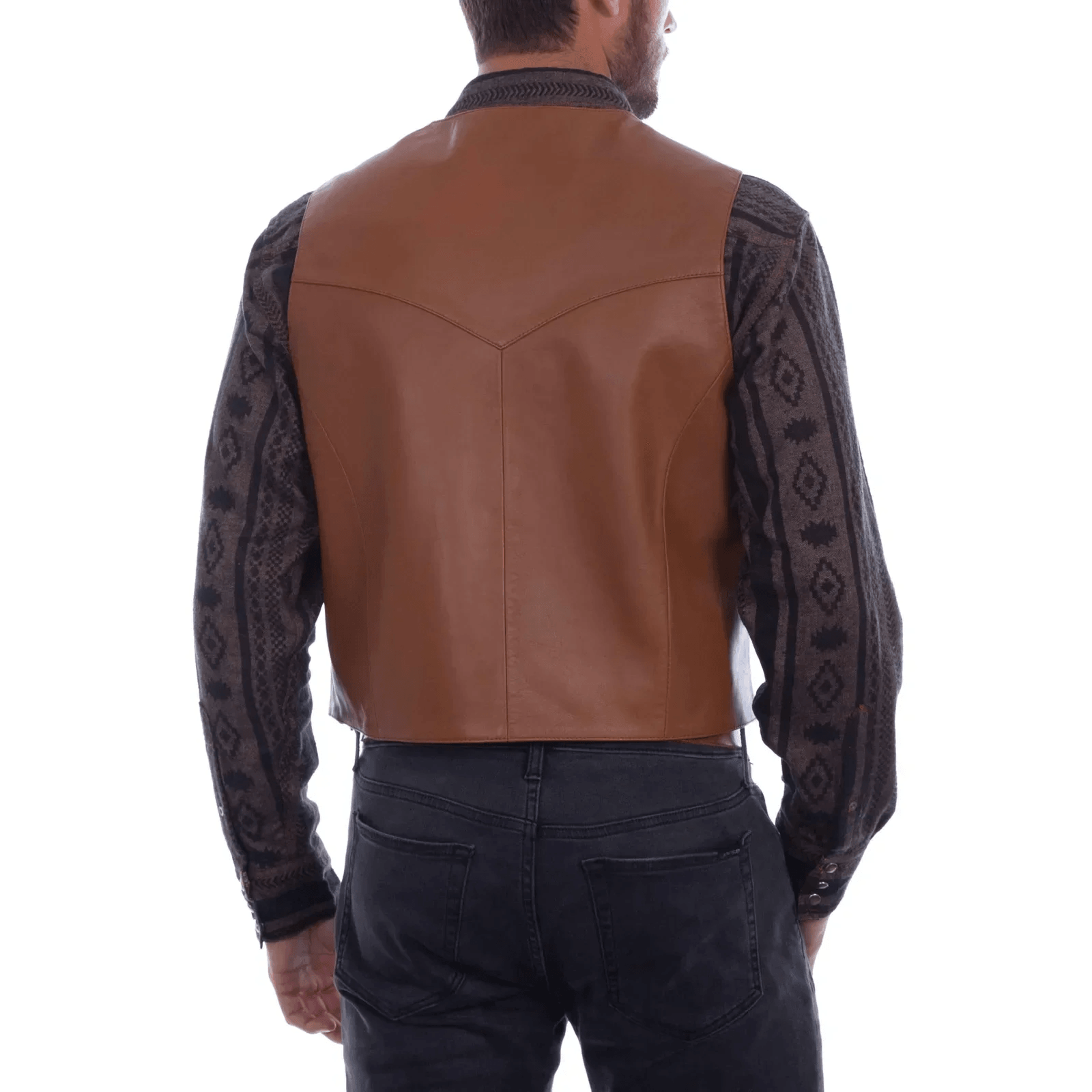 Giftworthy leather vest for him