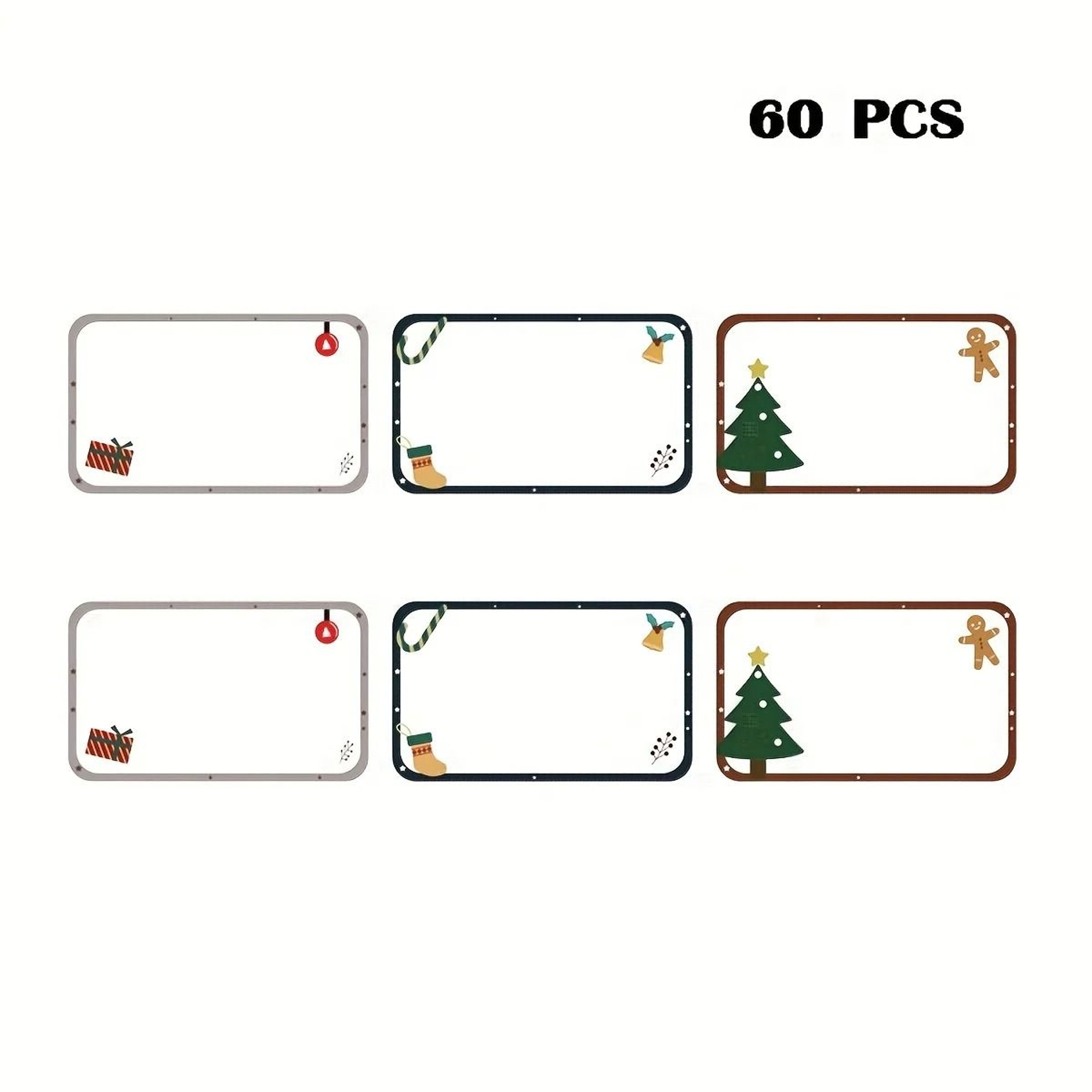 Festive Christmas Gift Tags With Holiday Designs 1