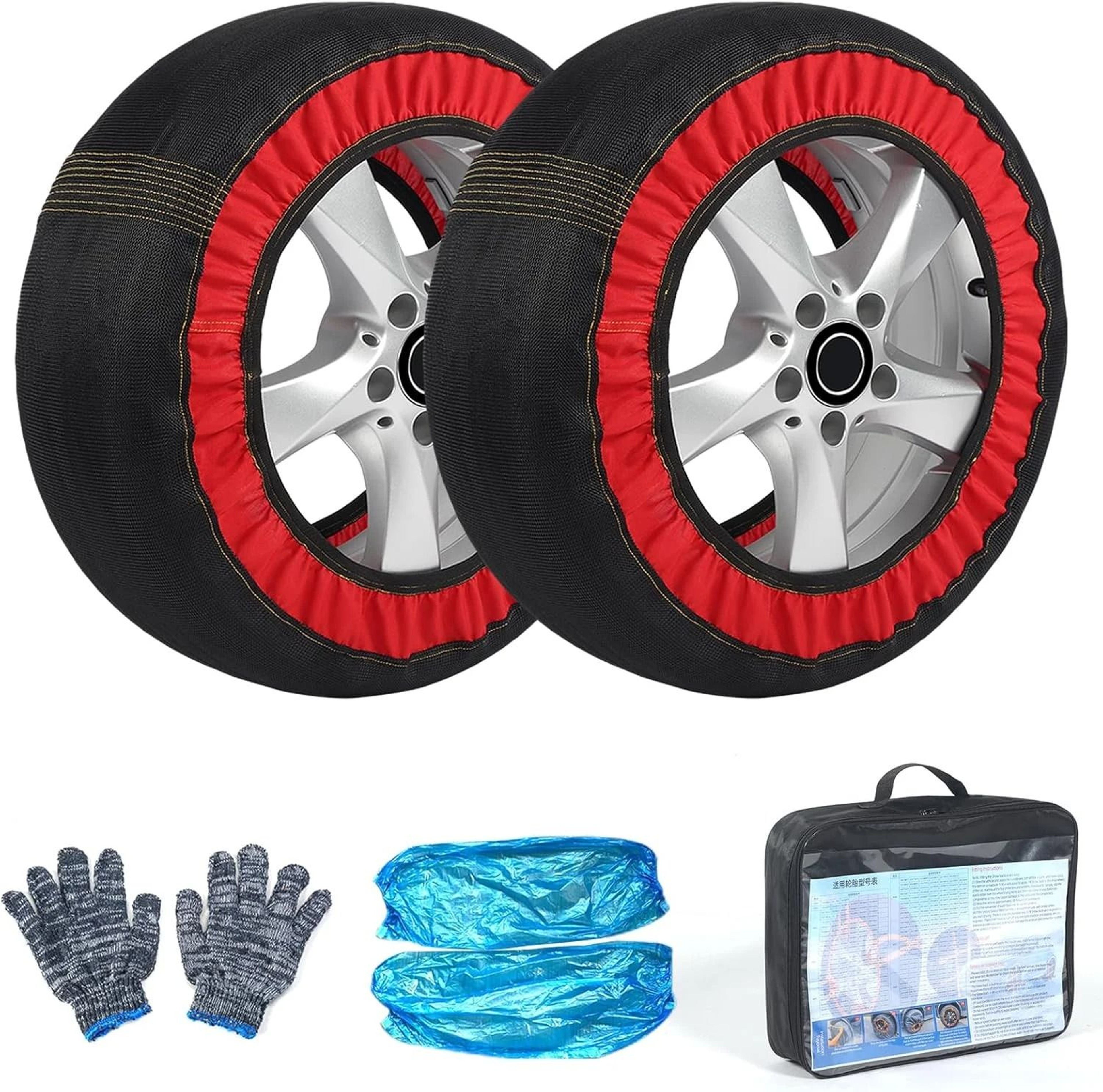 Emergency Tire Chain Snow Socks 0