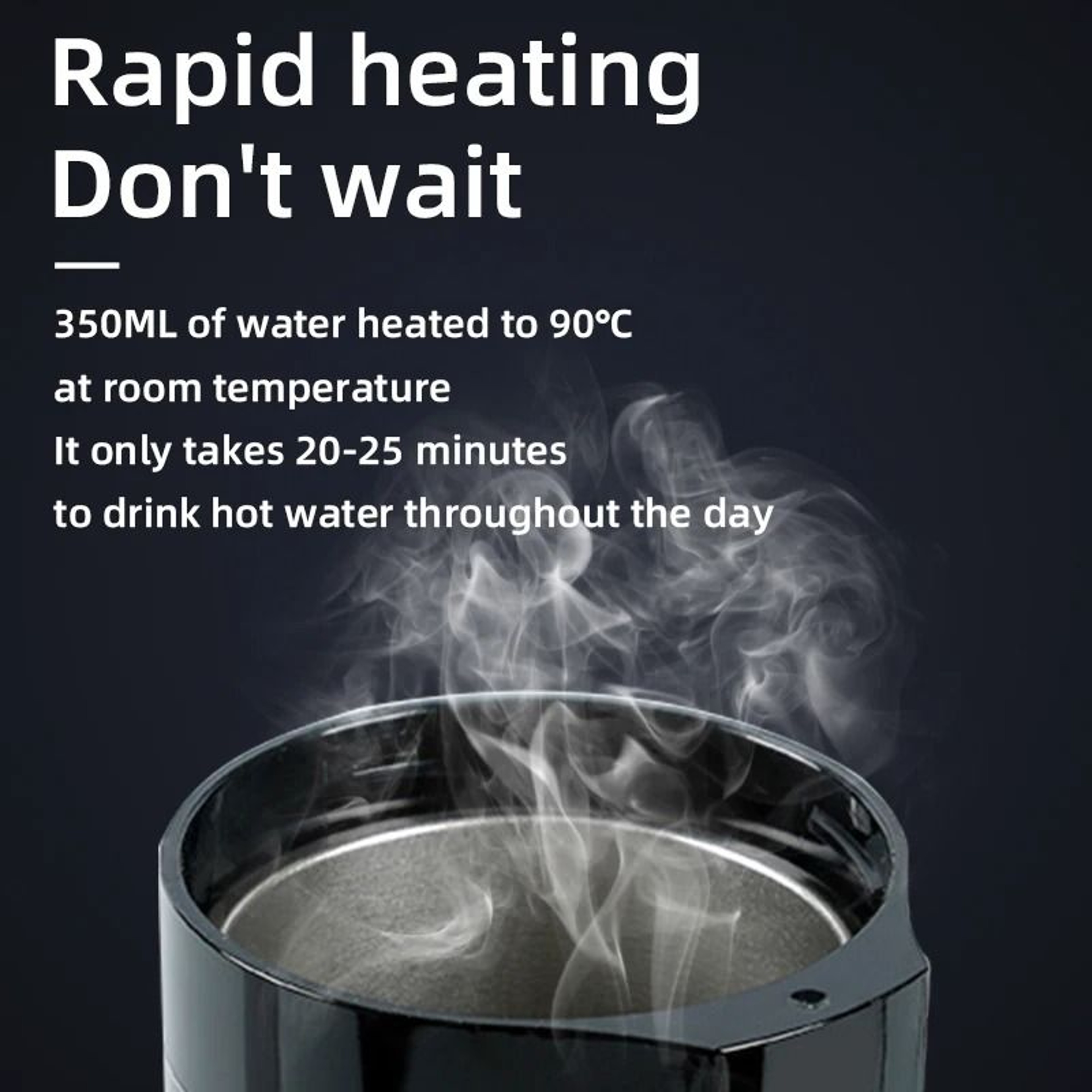 Portable Smart Car Heating Cup 2