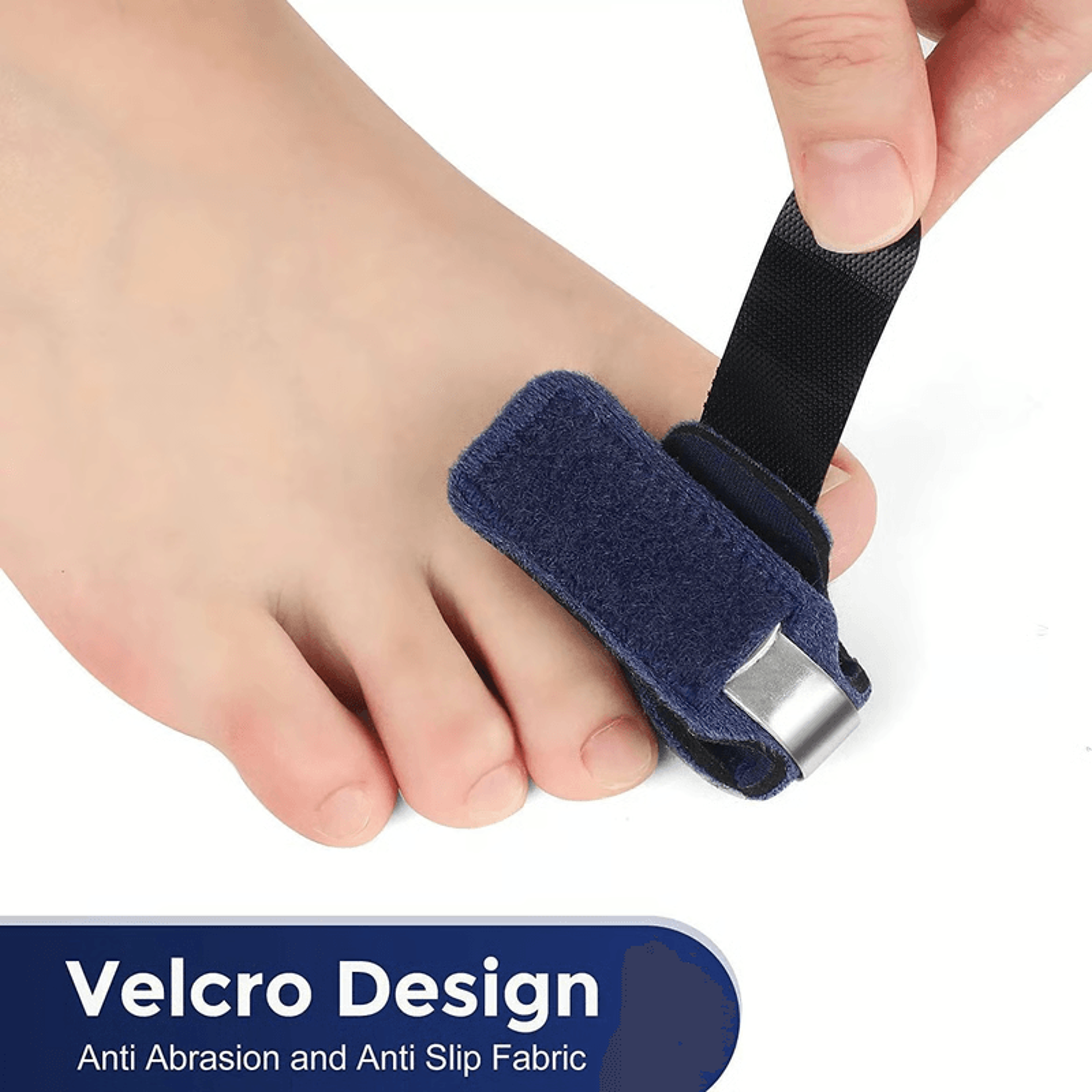 toe alignment brace inside everyday footwear