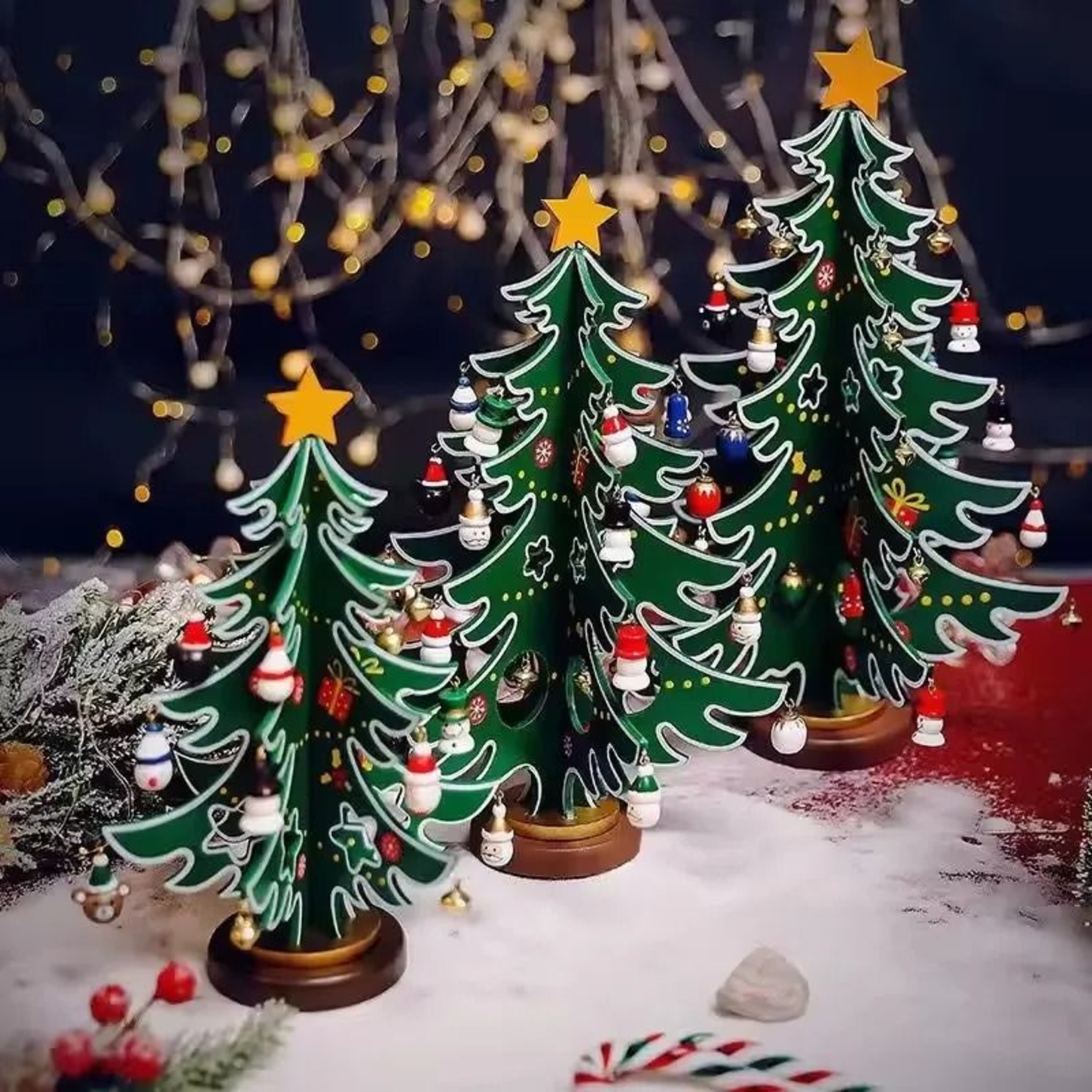 Creative DIY Wooden Christmas Tree 2