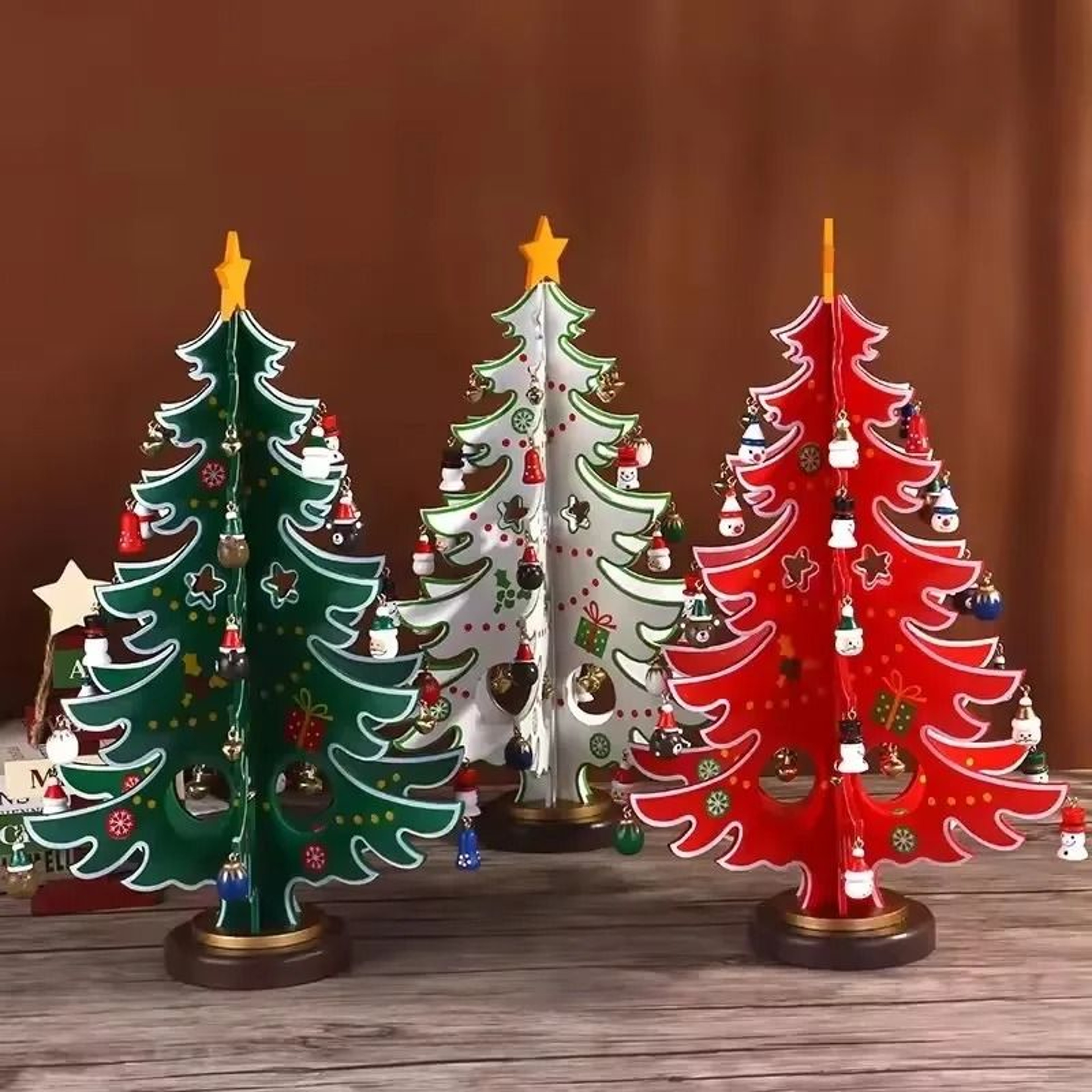 Creative DIY Wooden Christmas Tree 3