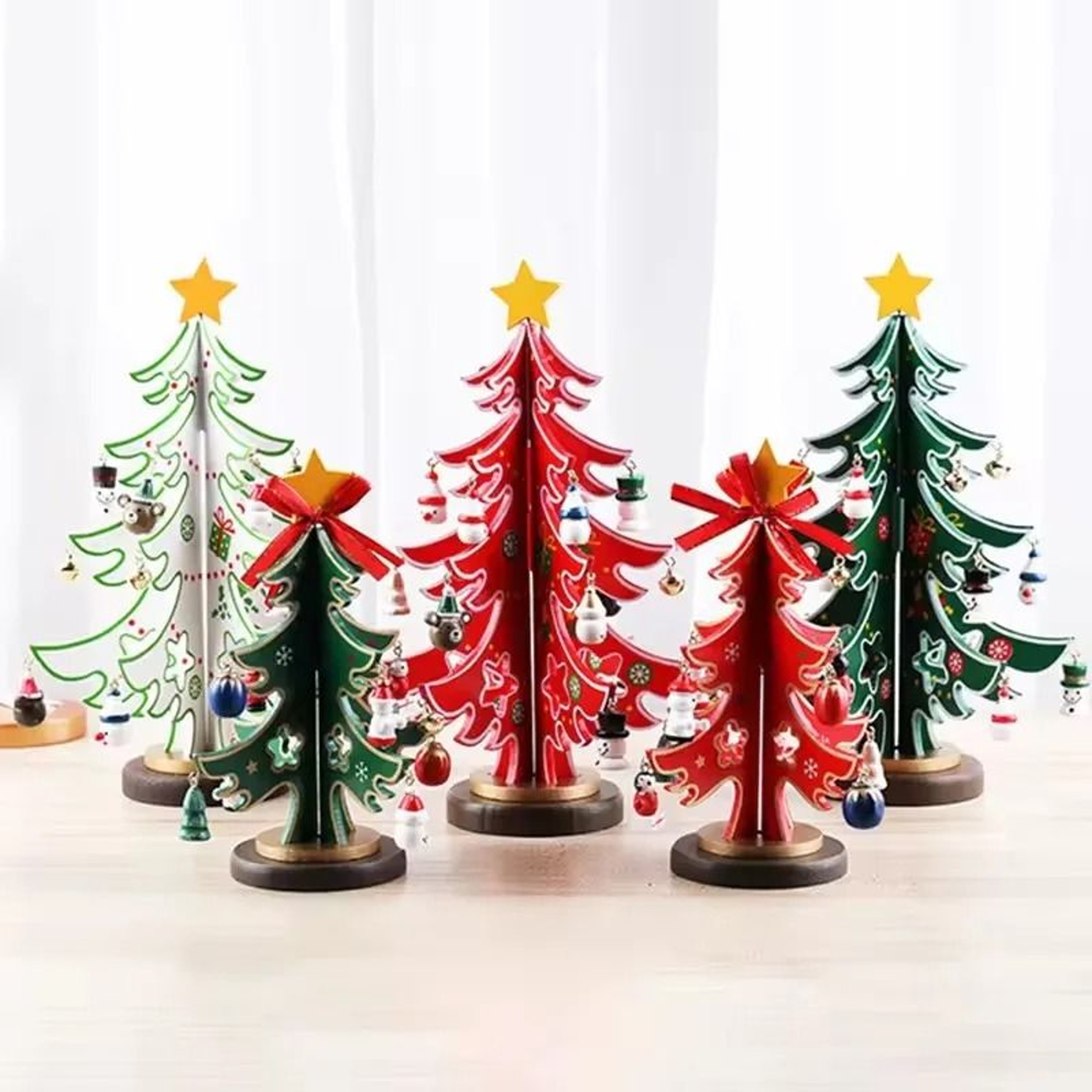 Creative DIY Wooden Christmas Tree 5
