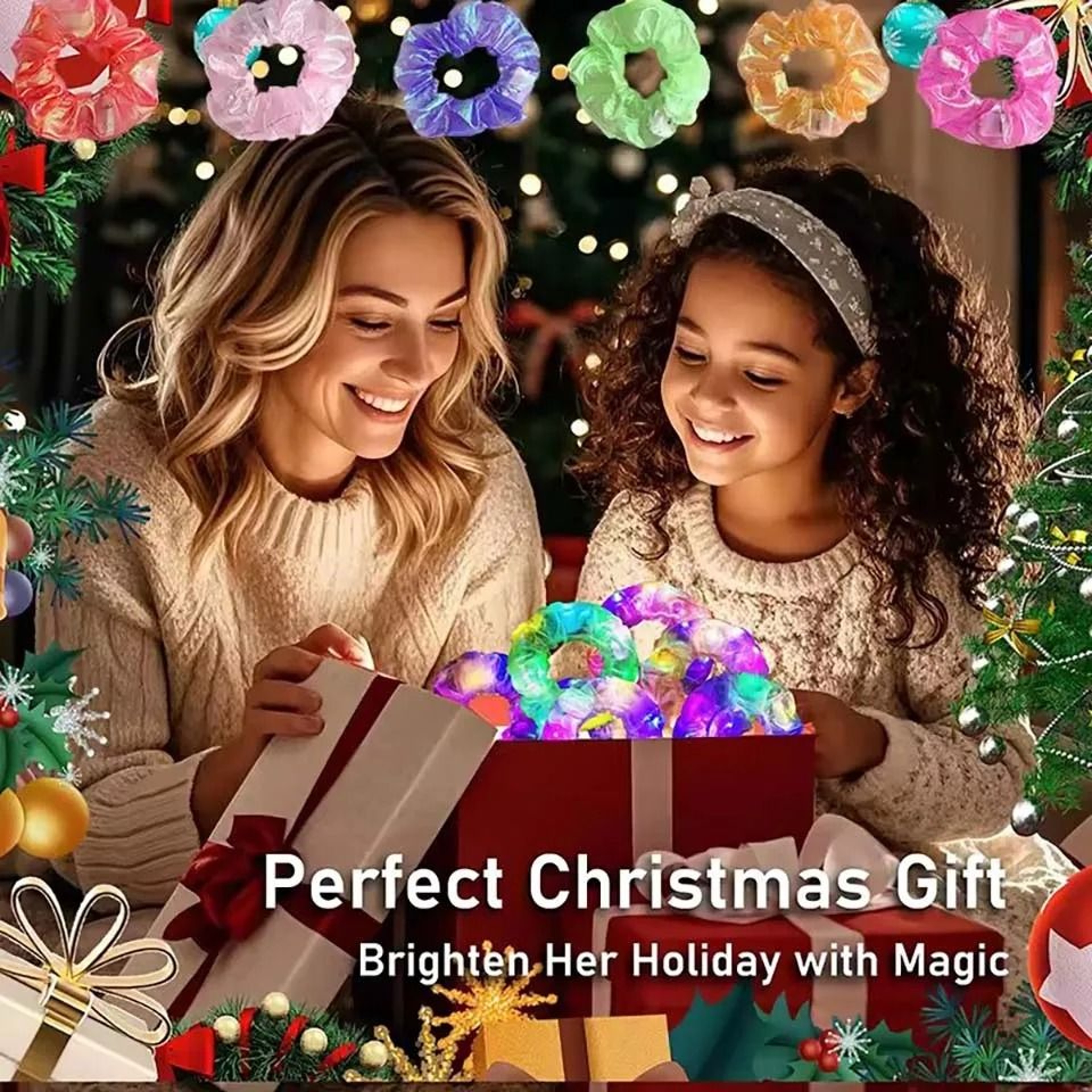 LED Light Up Hair Scrunchies 2