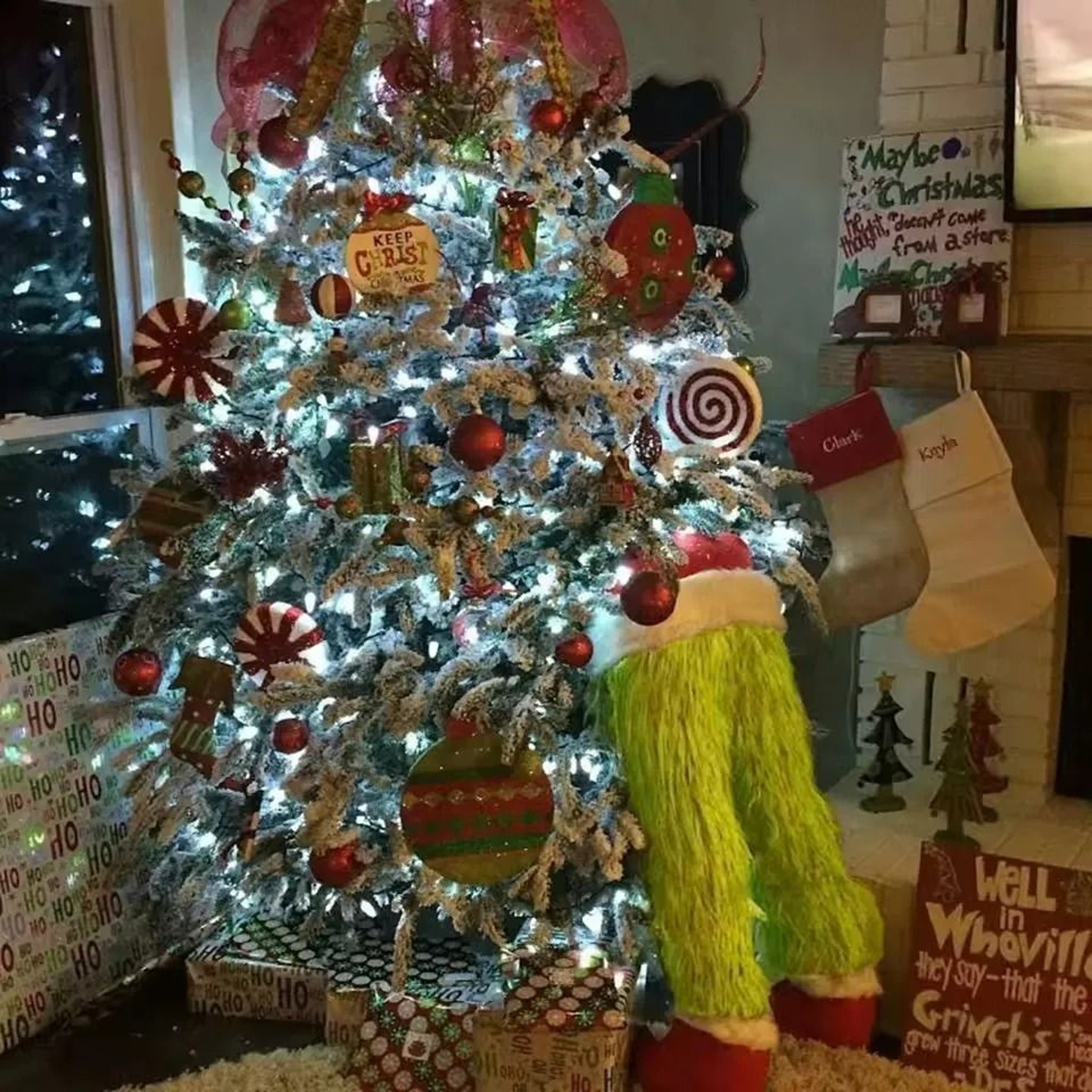 Plush Stuffed Christmas Tree Legs 4