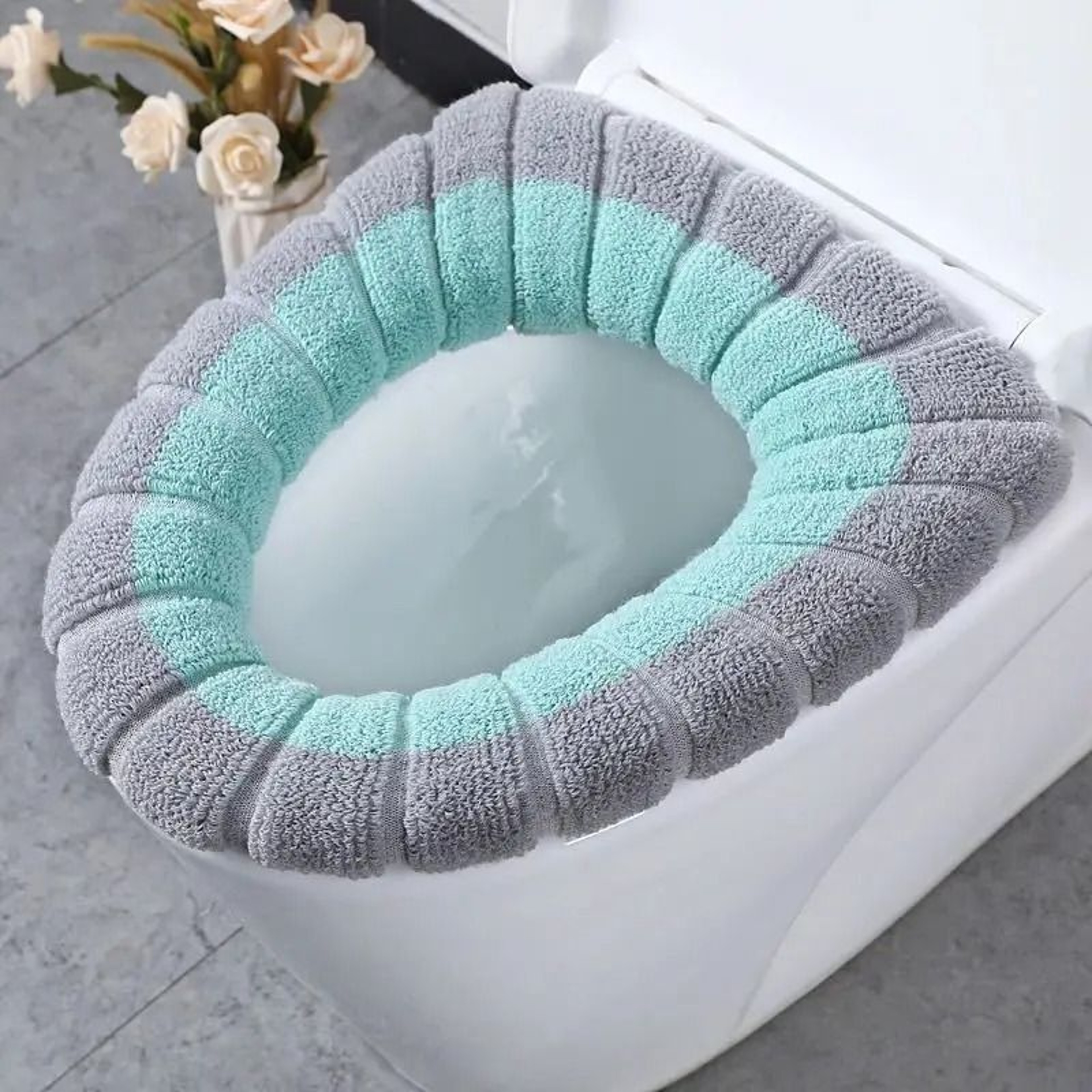 Thickened Stretchable Toilet Seat Cover 0