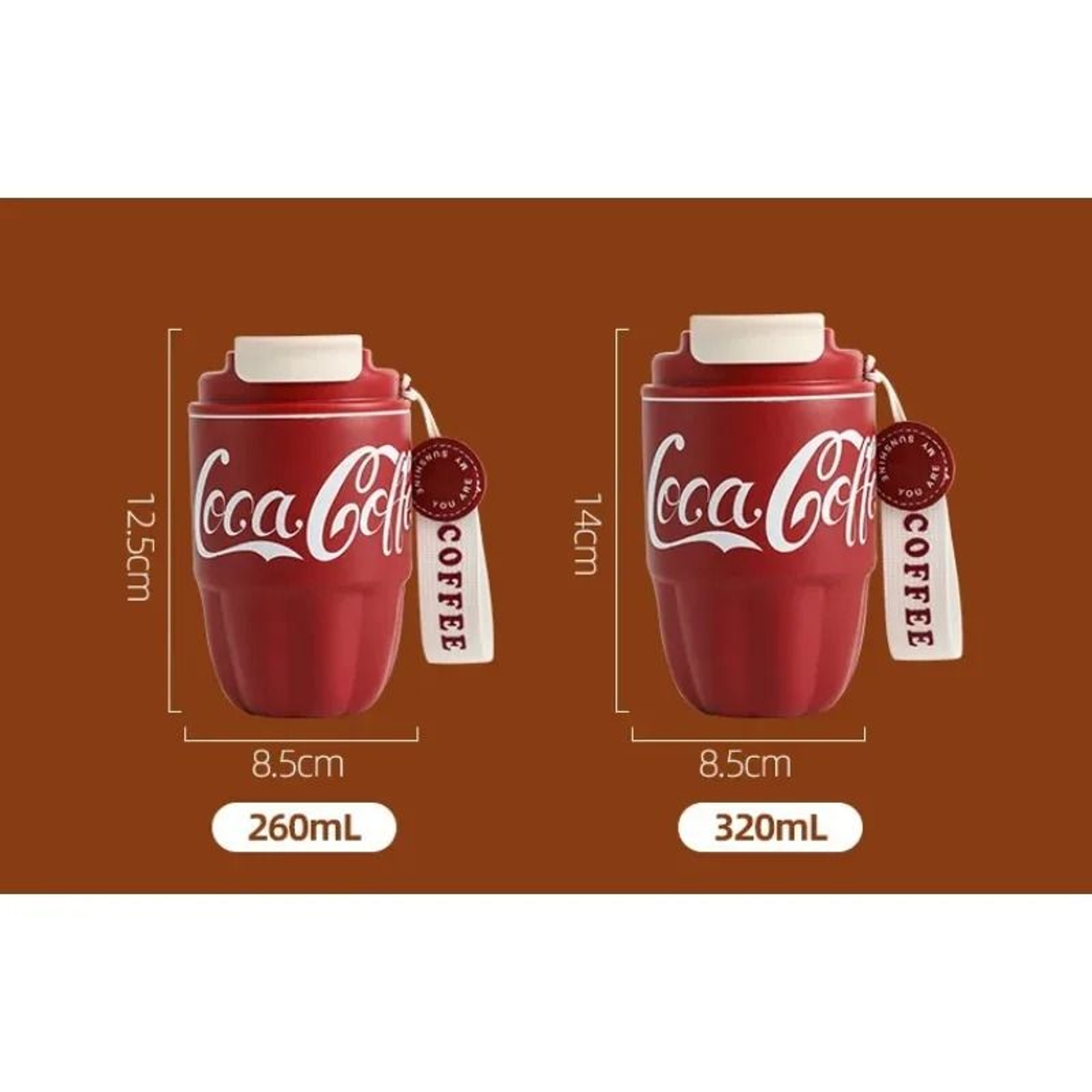 Coca Cola Style Stainless Steel Insulated Cup 5
