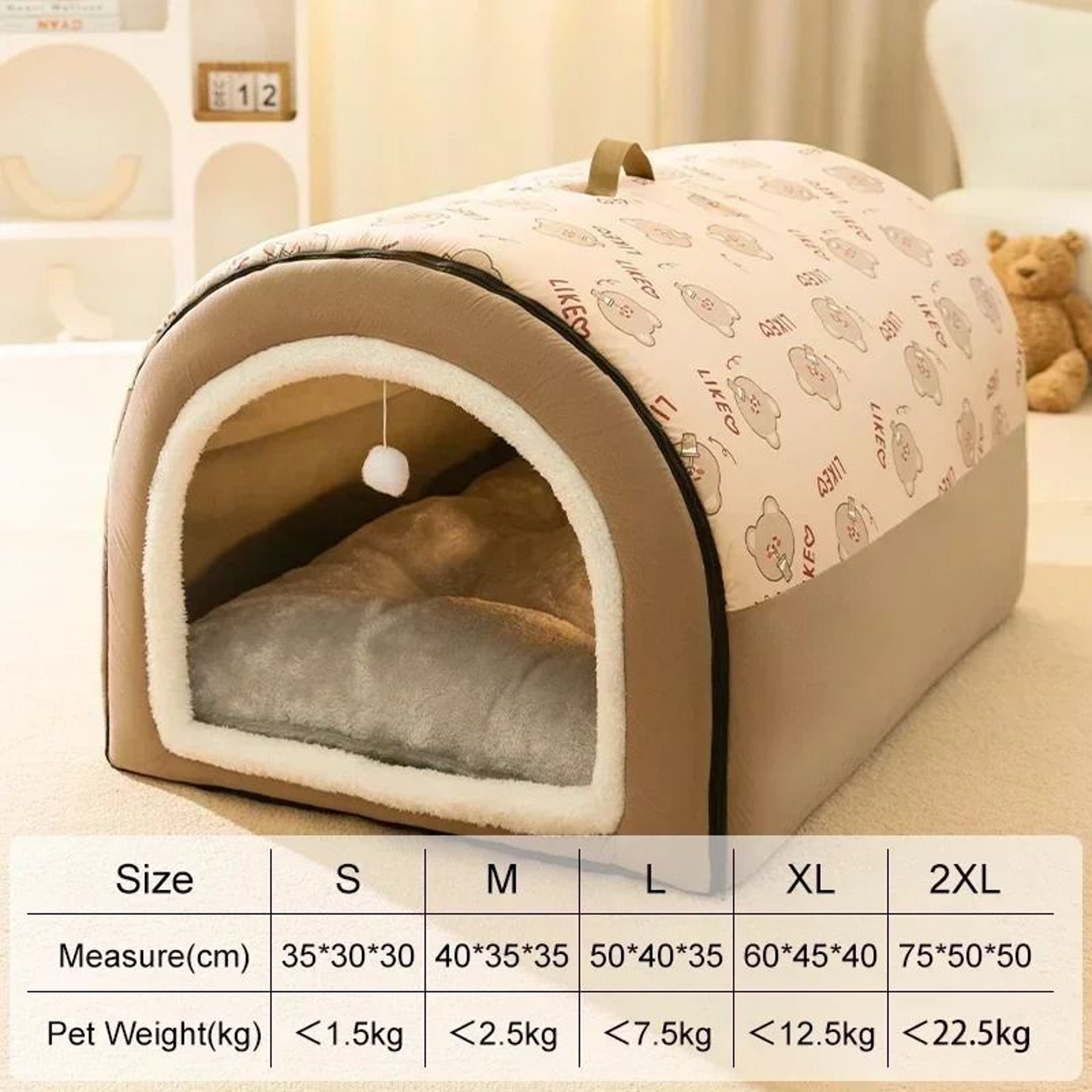 Cozy Removable Winter Pet House 7