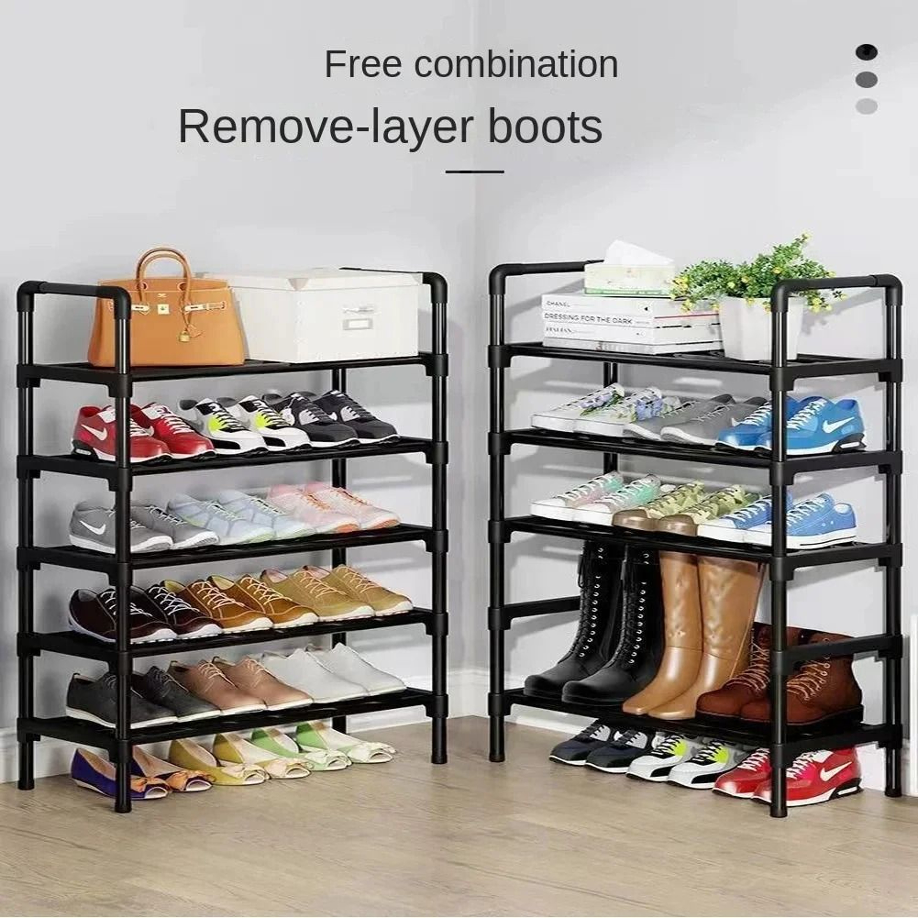 Modular Space Saving Multi Layer Shoe Rack 1