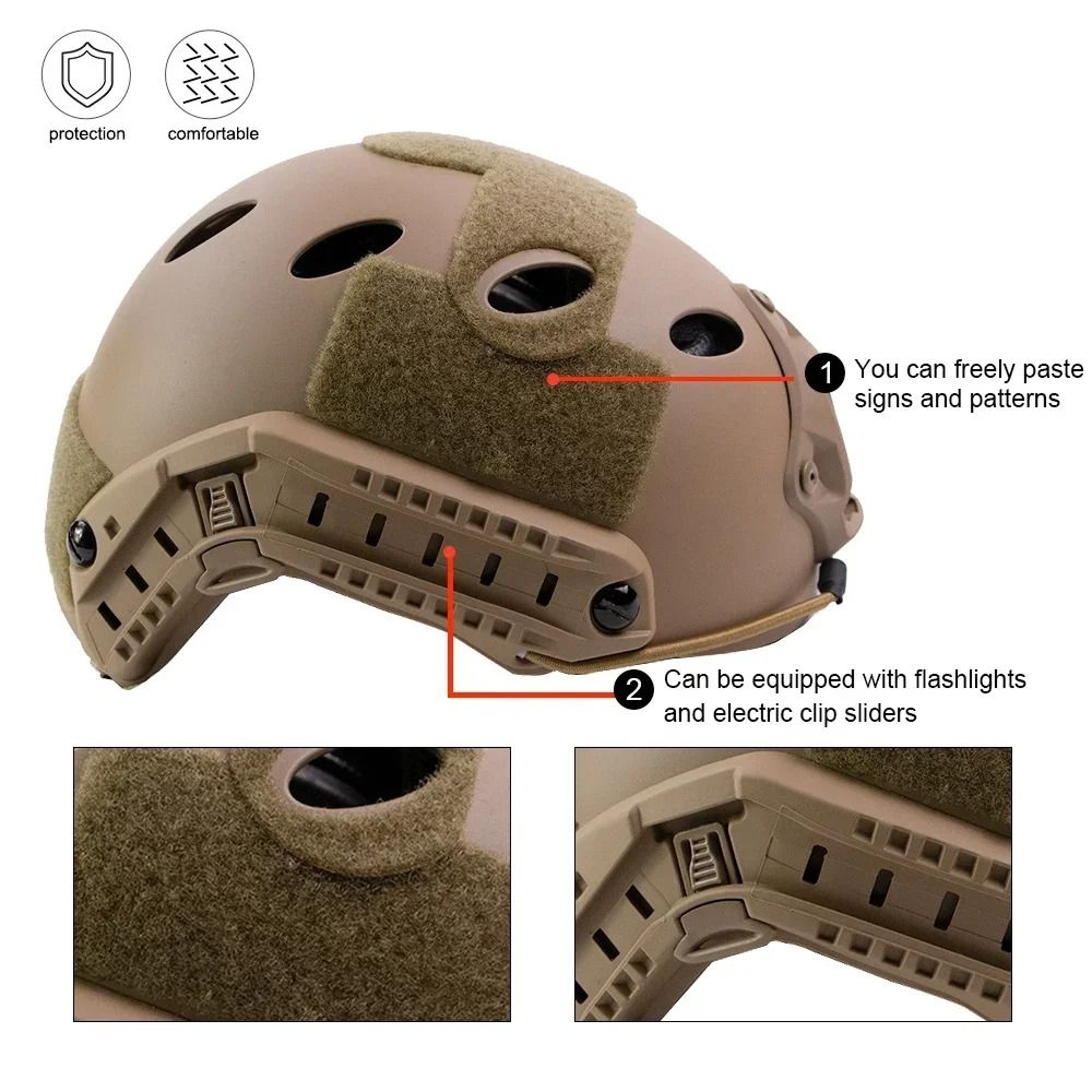 Elite High Performance Tactical FAST Helmet 2