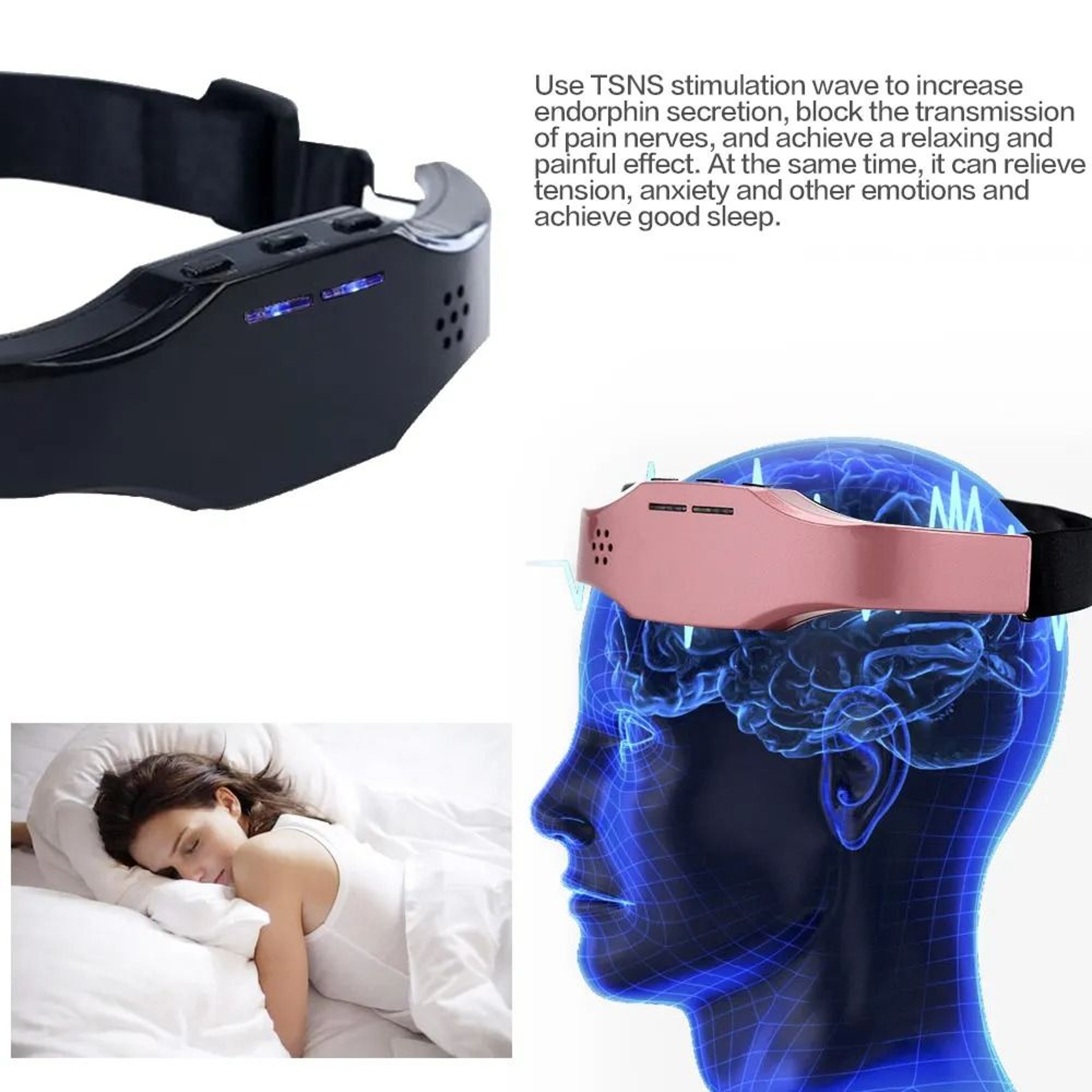 Smart Electric Sleep Therapy And Head Massager 2