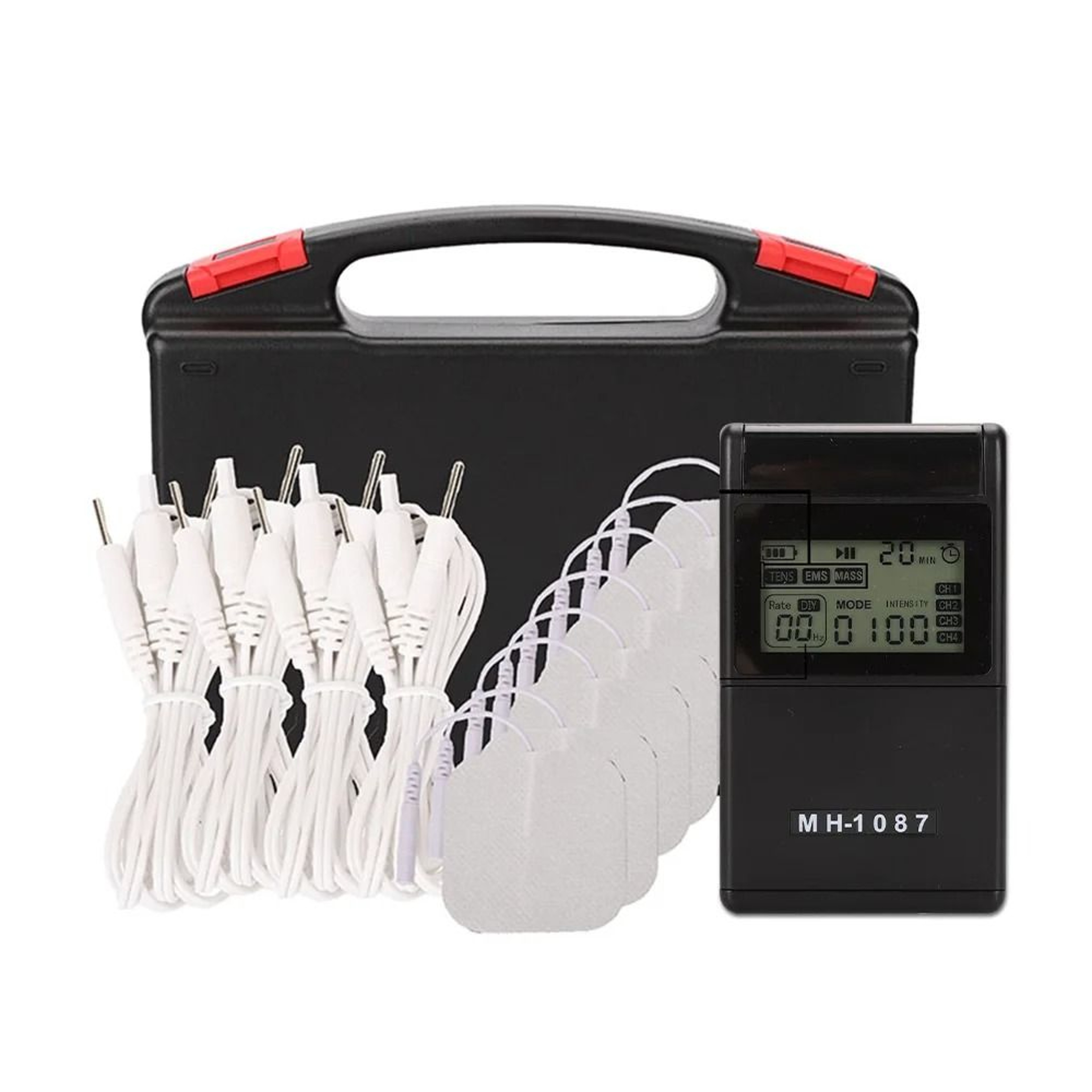Professional Dual Channel TENS And EMS Pulse Therapy System 8