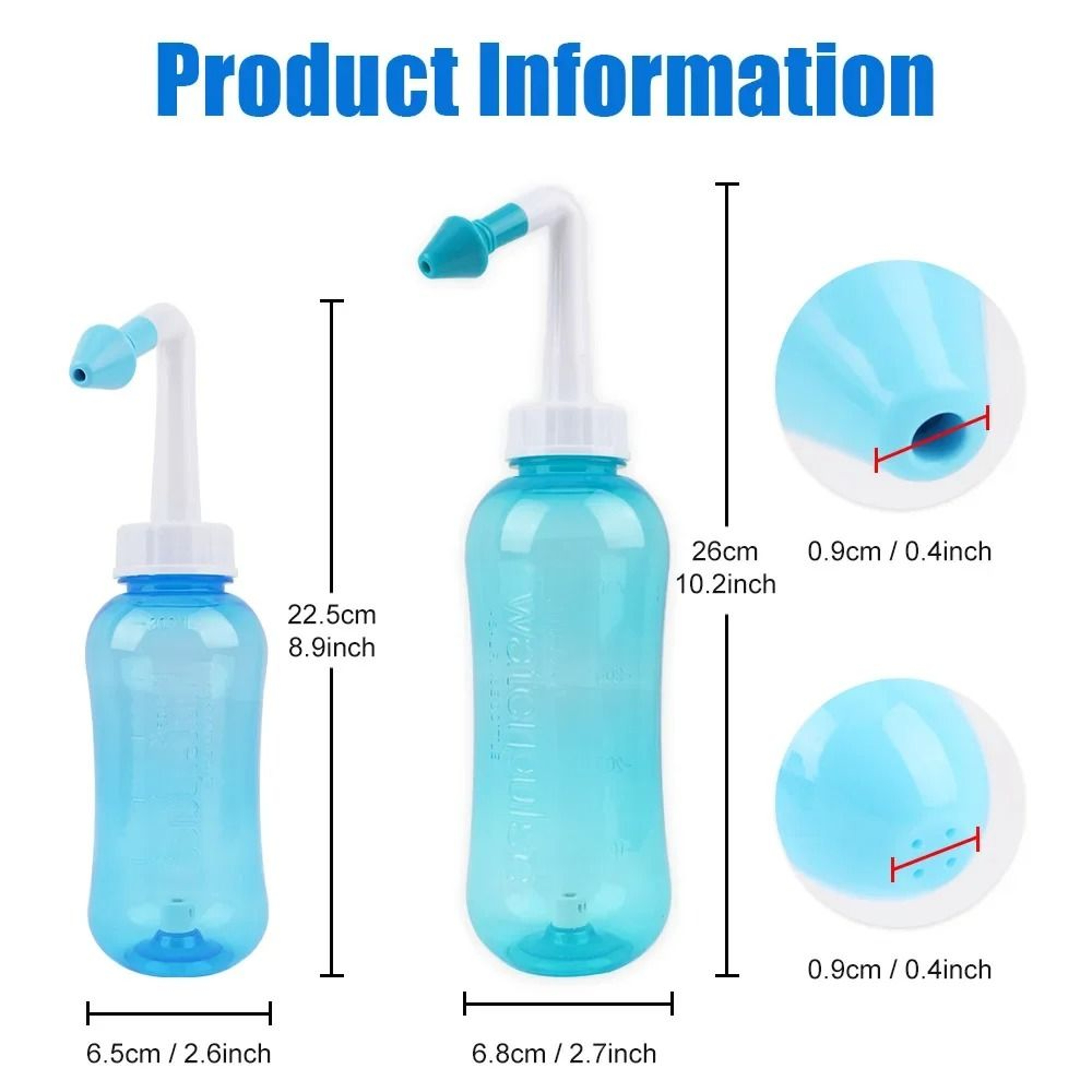 Dual Capacity Sinus Relief And Nasal Irrigation System 4