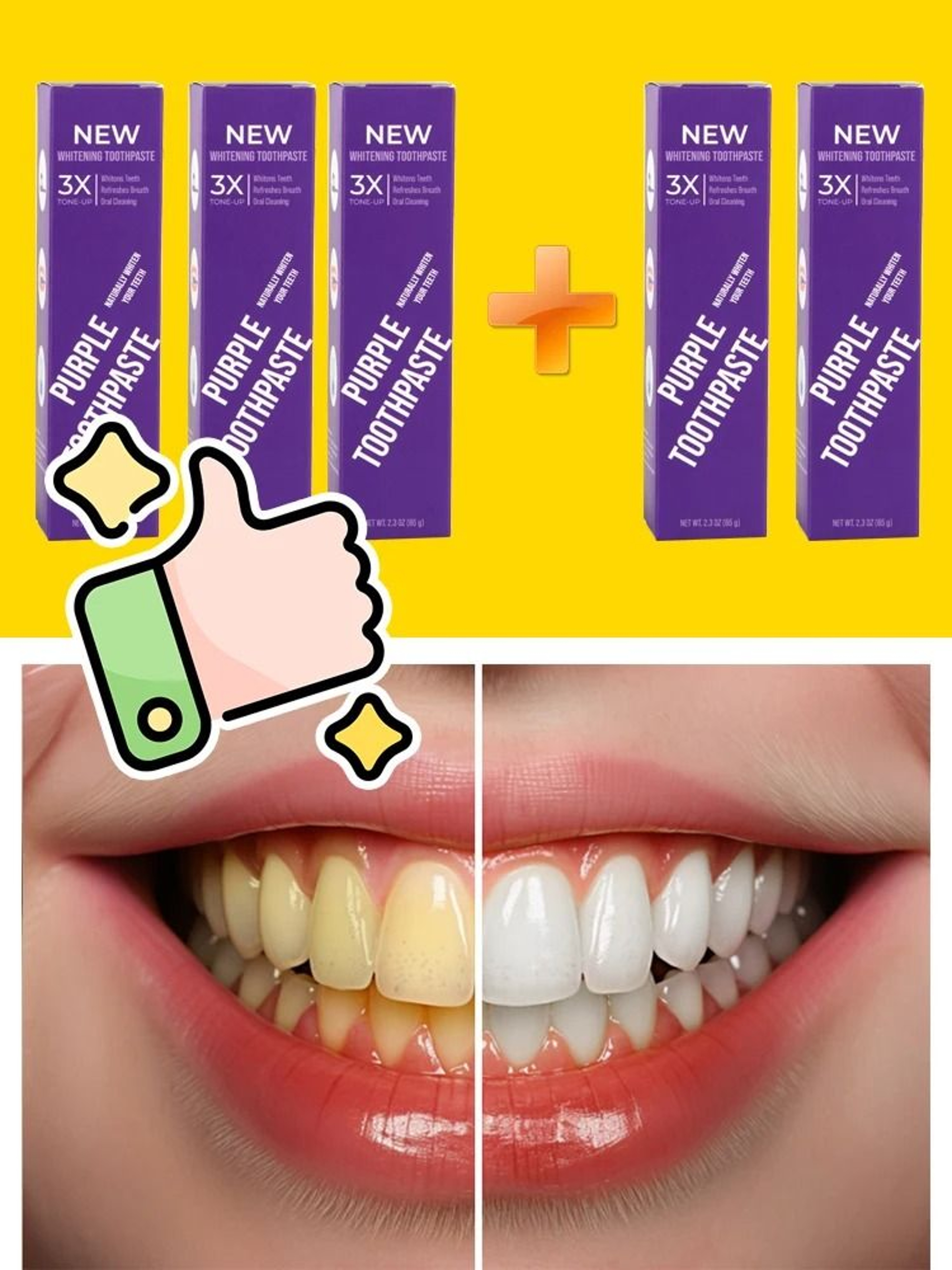 Color Correcting Advanced Teeth Whitening Toothpaste 8