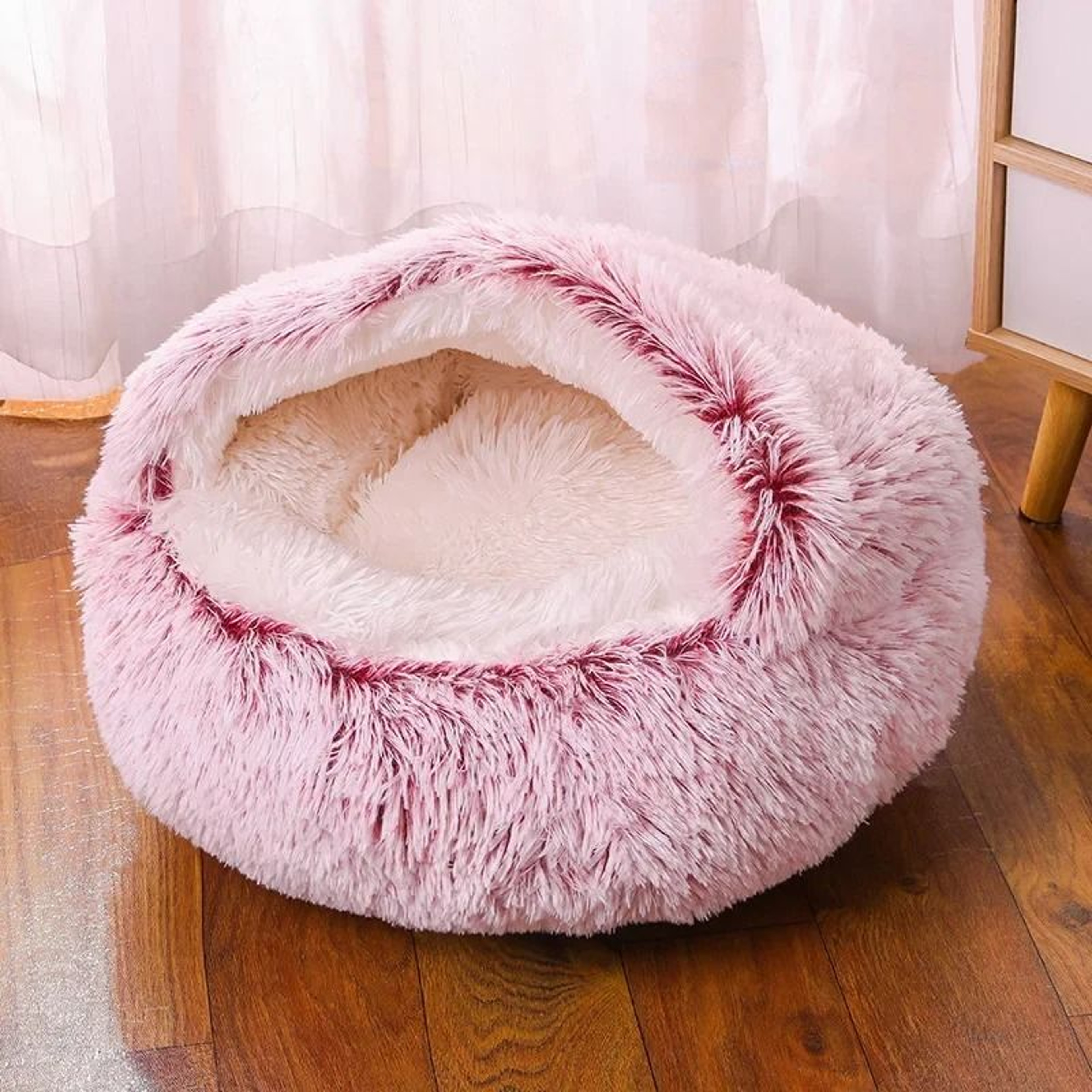 Plush Hooded AntiAnxiety Pet Sanctuary 9