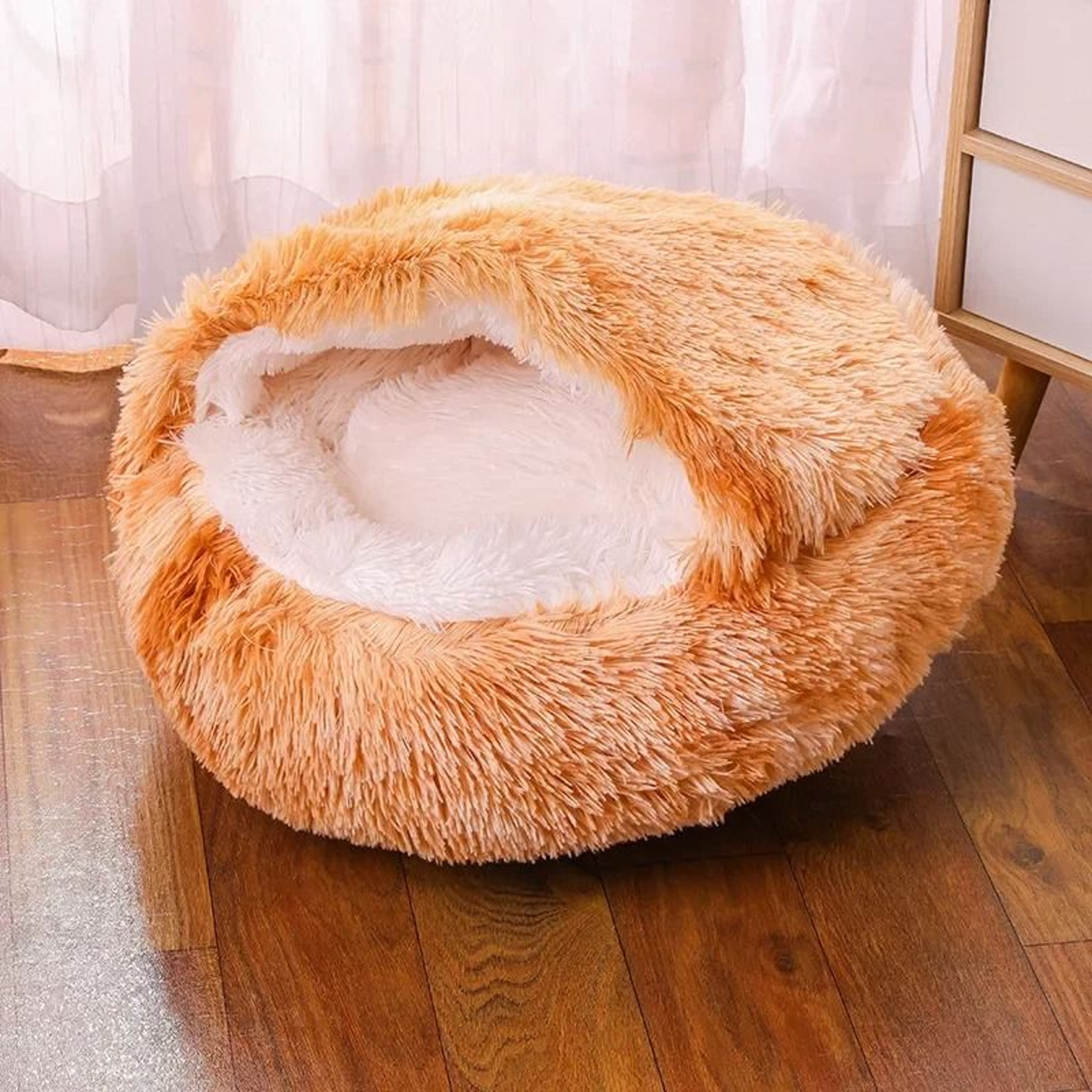 Plush Hooded AntiAnxiety Pet Sanctuary 11
