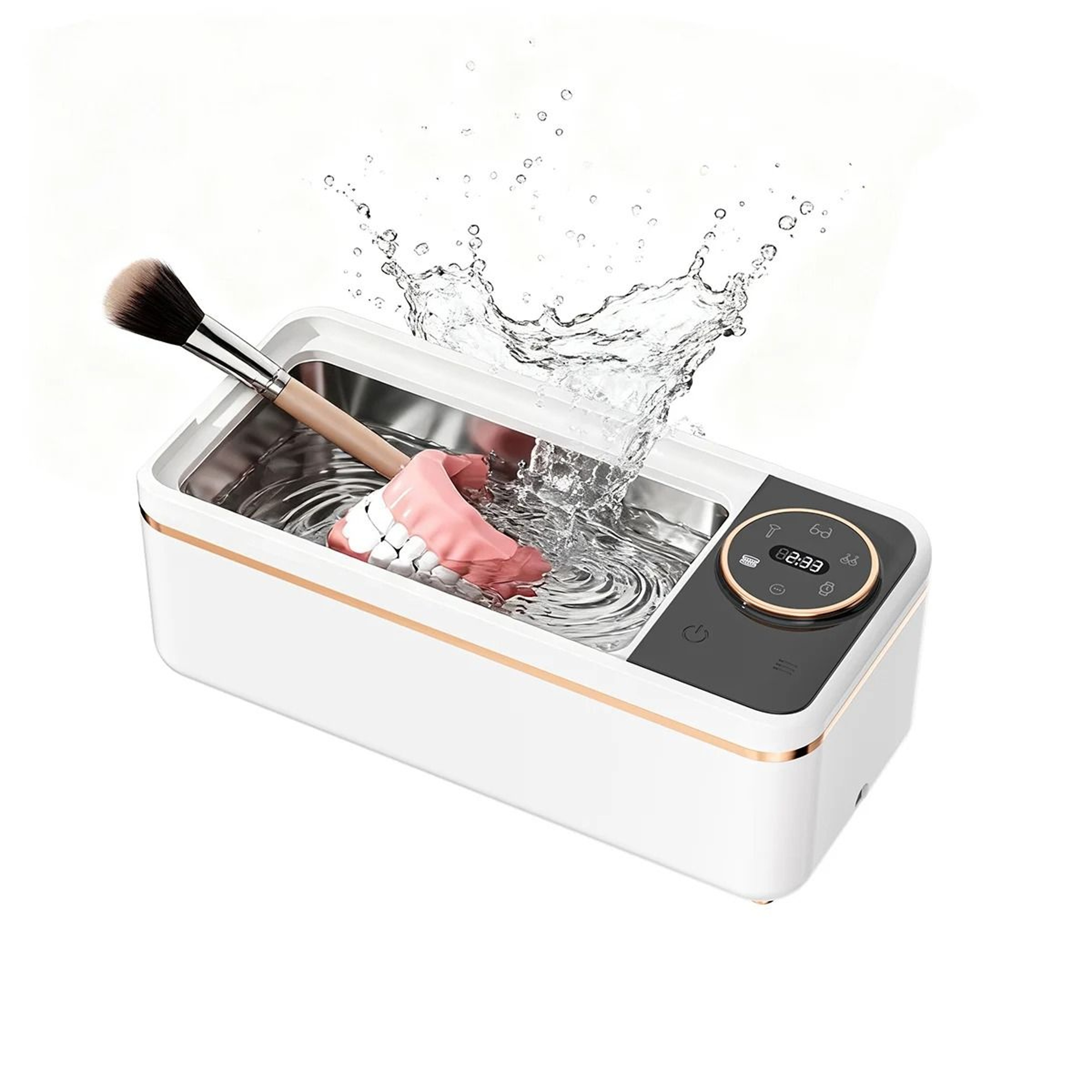 48KHZ Professional Ultrasonic Jewelry And Glasses Cleaner 5