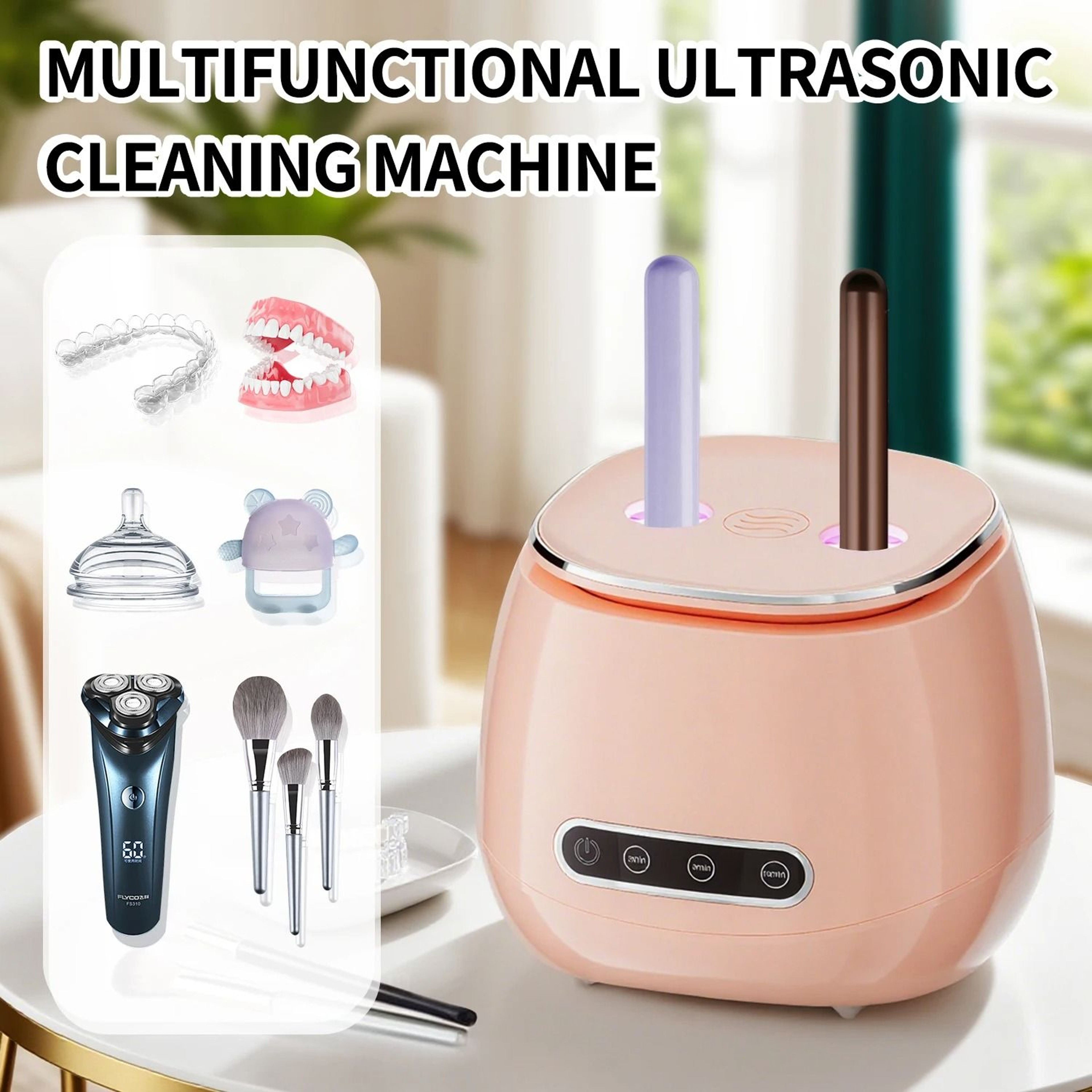 Automatic 48KHZ High Frequency Deep Cleaning Ultrasonic Machine 0