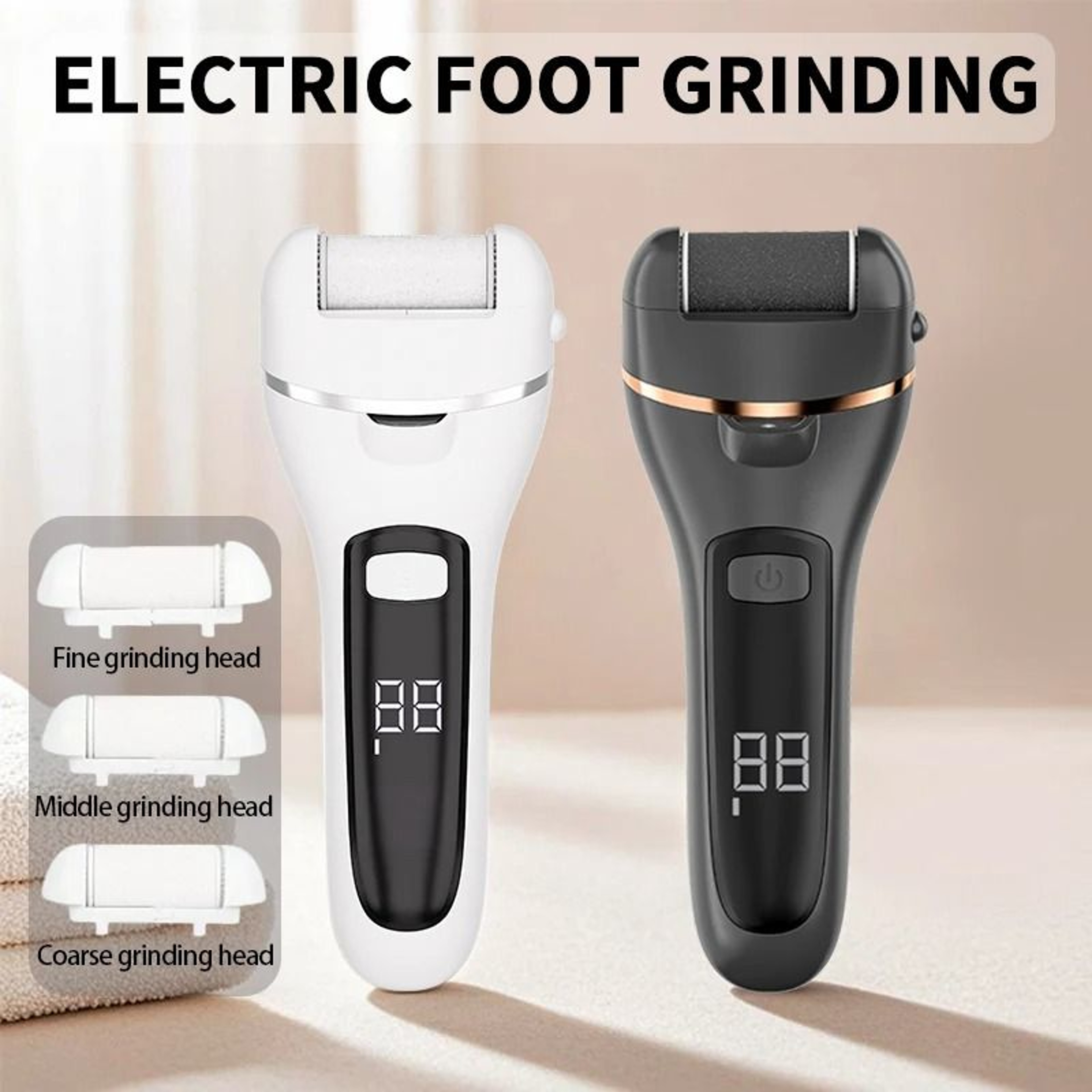 Professional Rechargeable Electric Foot File And Callus Remover 1