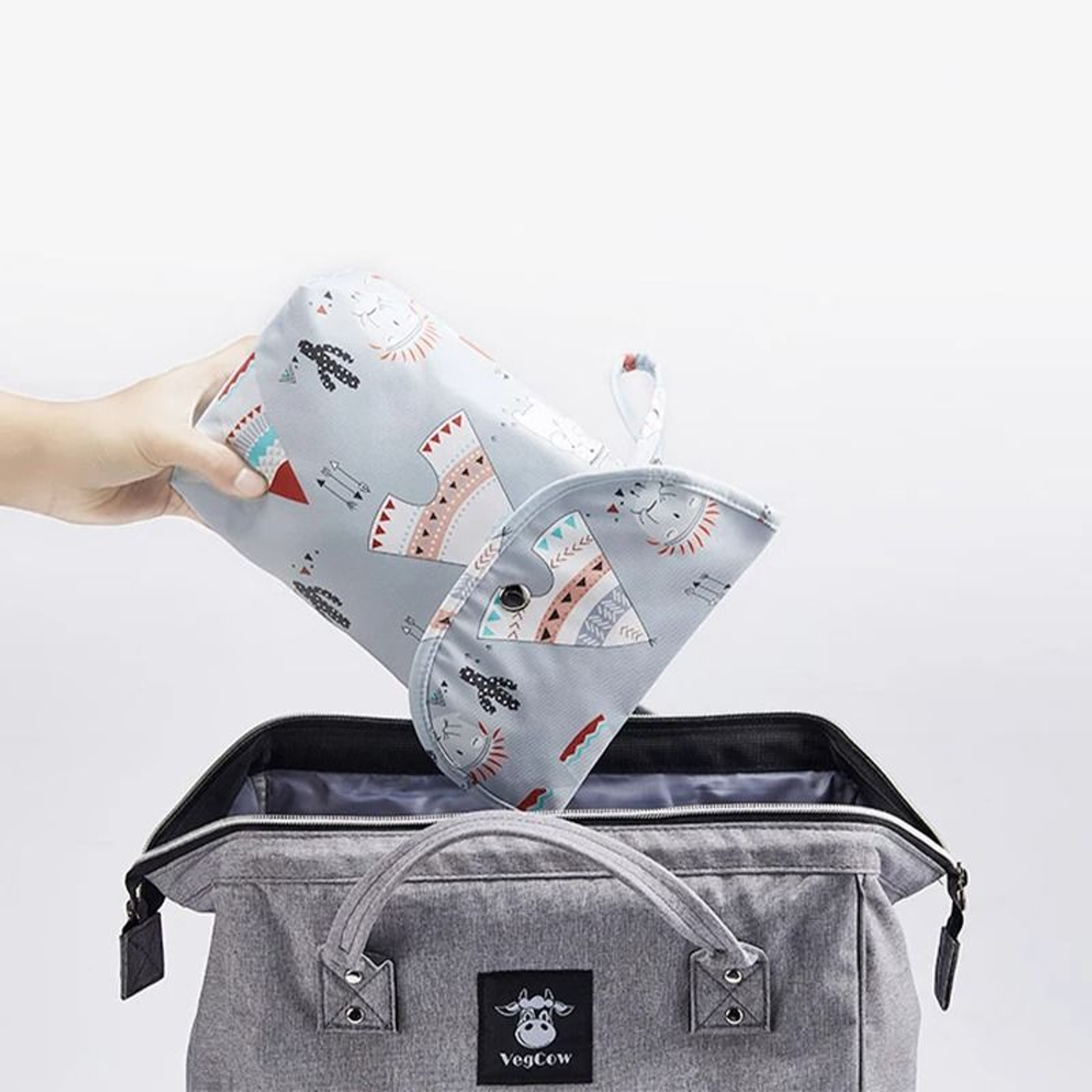 Waterproof Multipurpose Wet Dry Baby Diaper Pouch 3