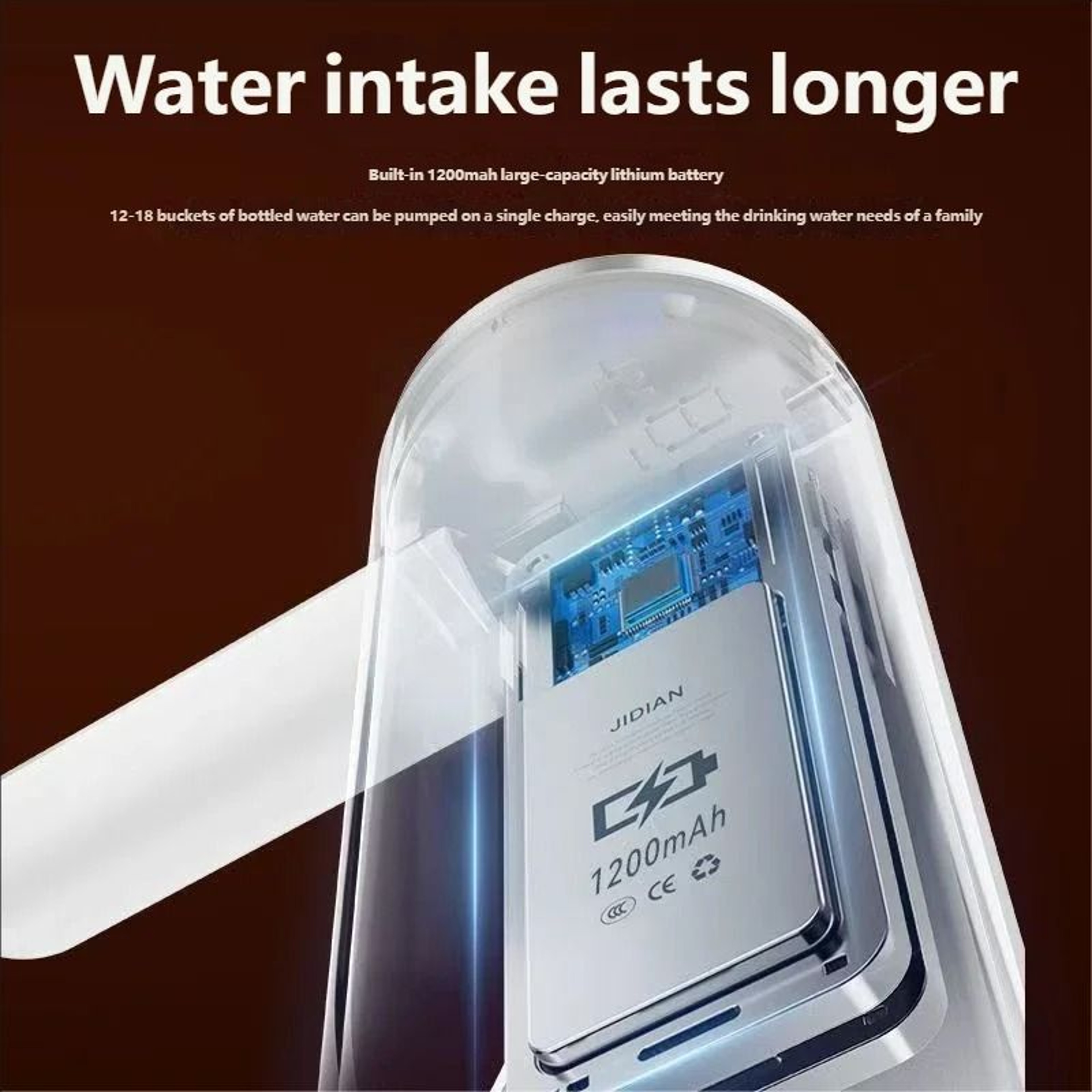 Smart Quantitative Electric Water Bottle Pump 2