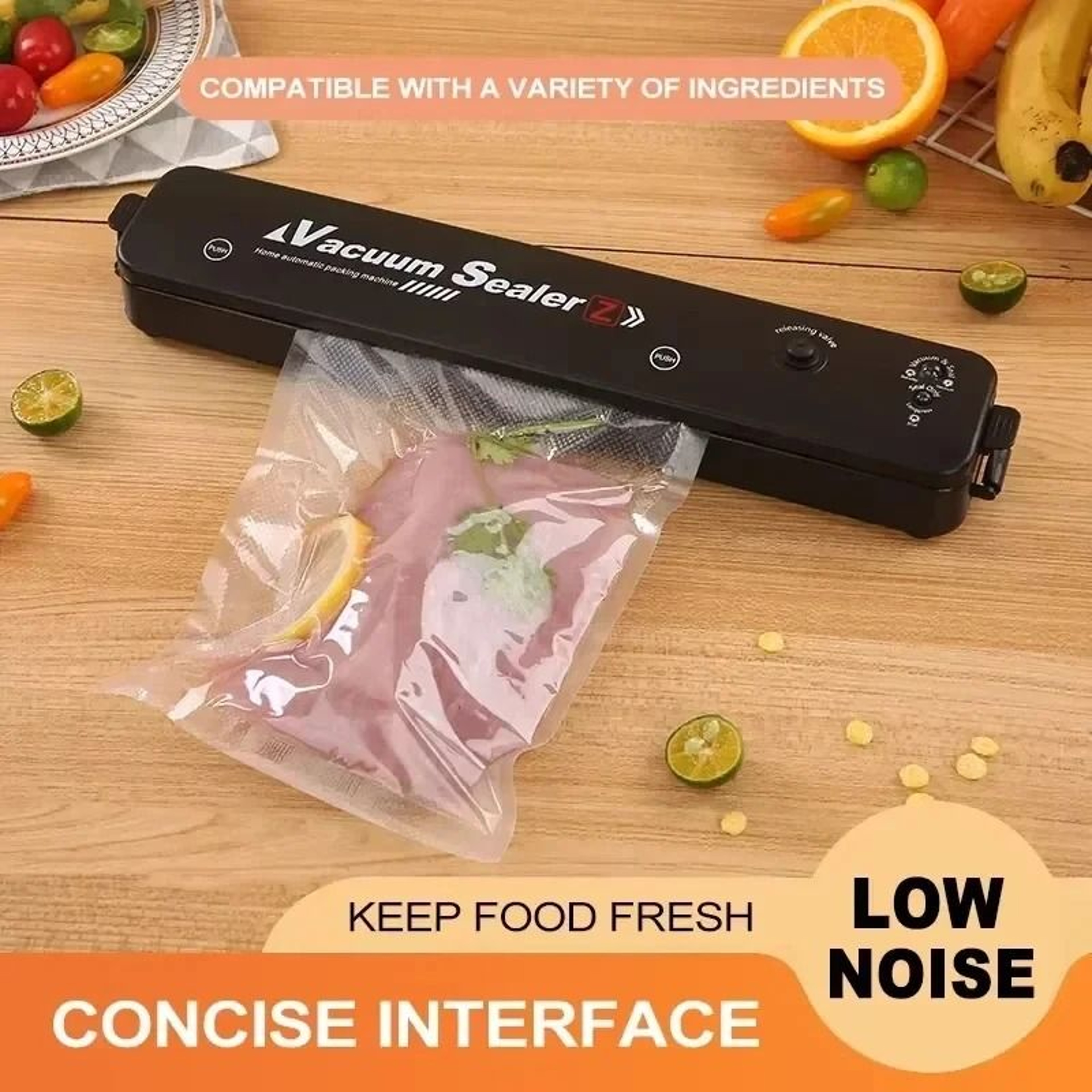 Professional Automatic Food Vacuum Sealing Machine 0