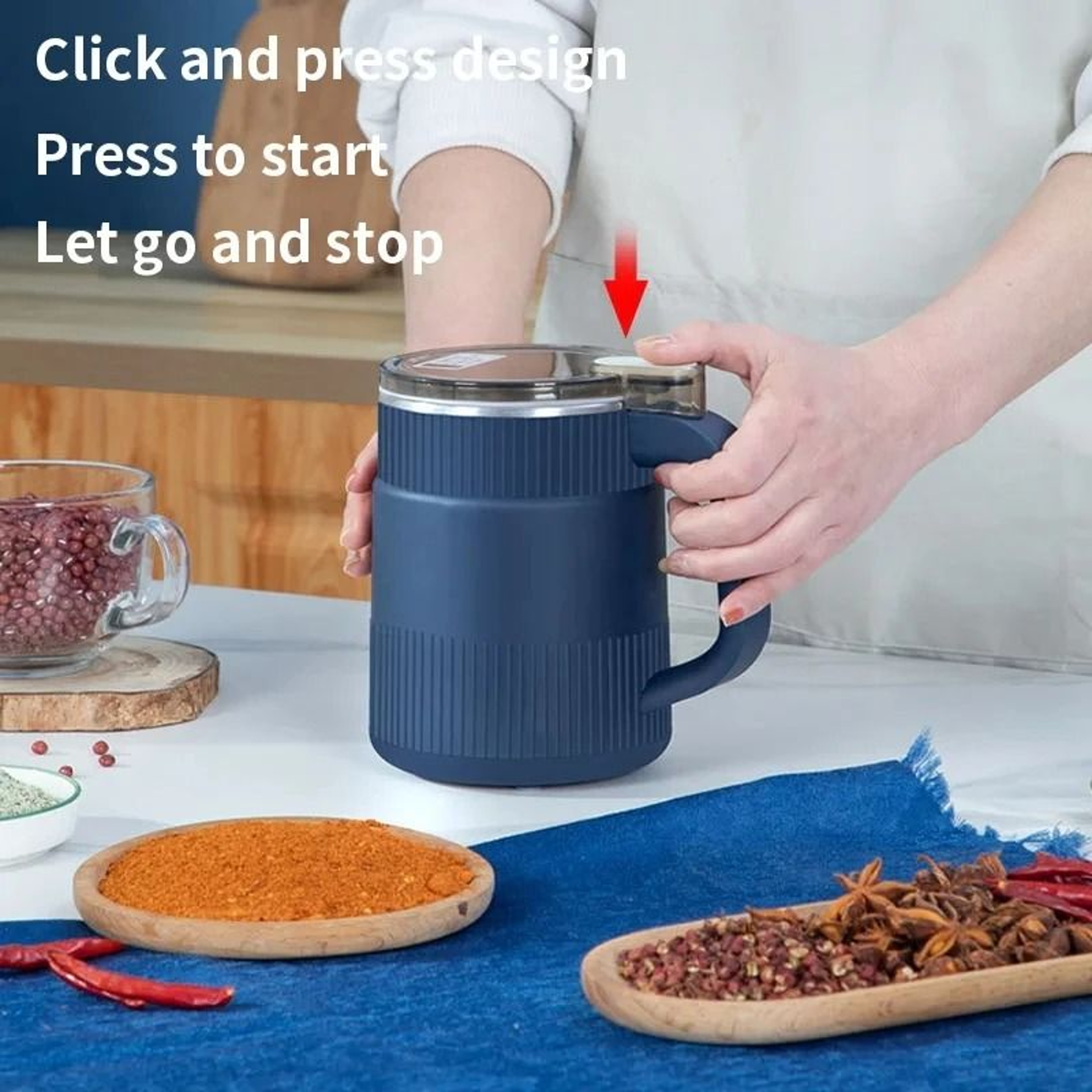 Professional 300W High Speed Electric Coffee And Spice Grinder 1