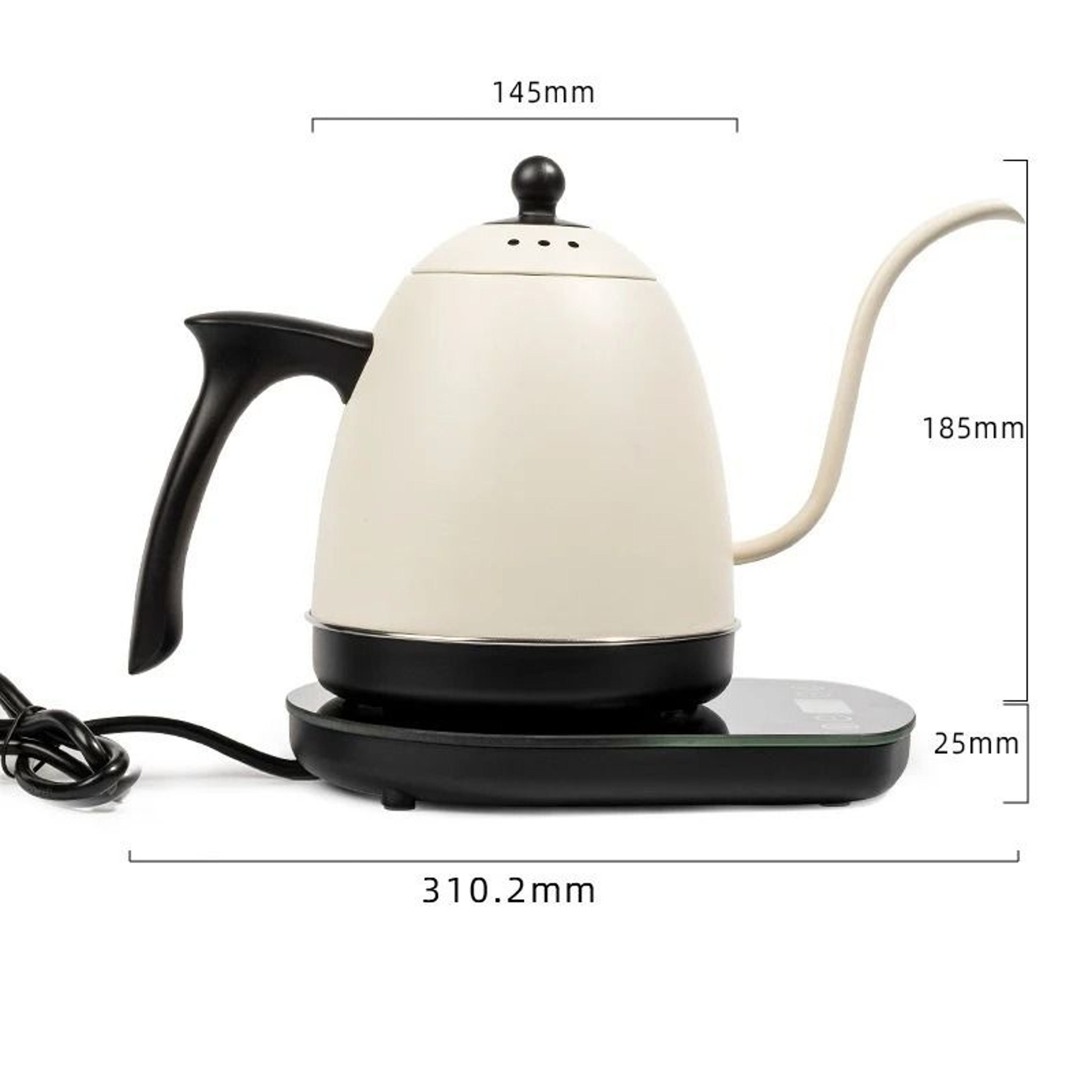Professional 27 Oz Intelligent Constant Temperature Gooseneck Kettle 6