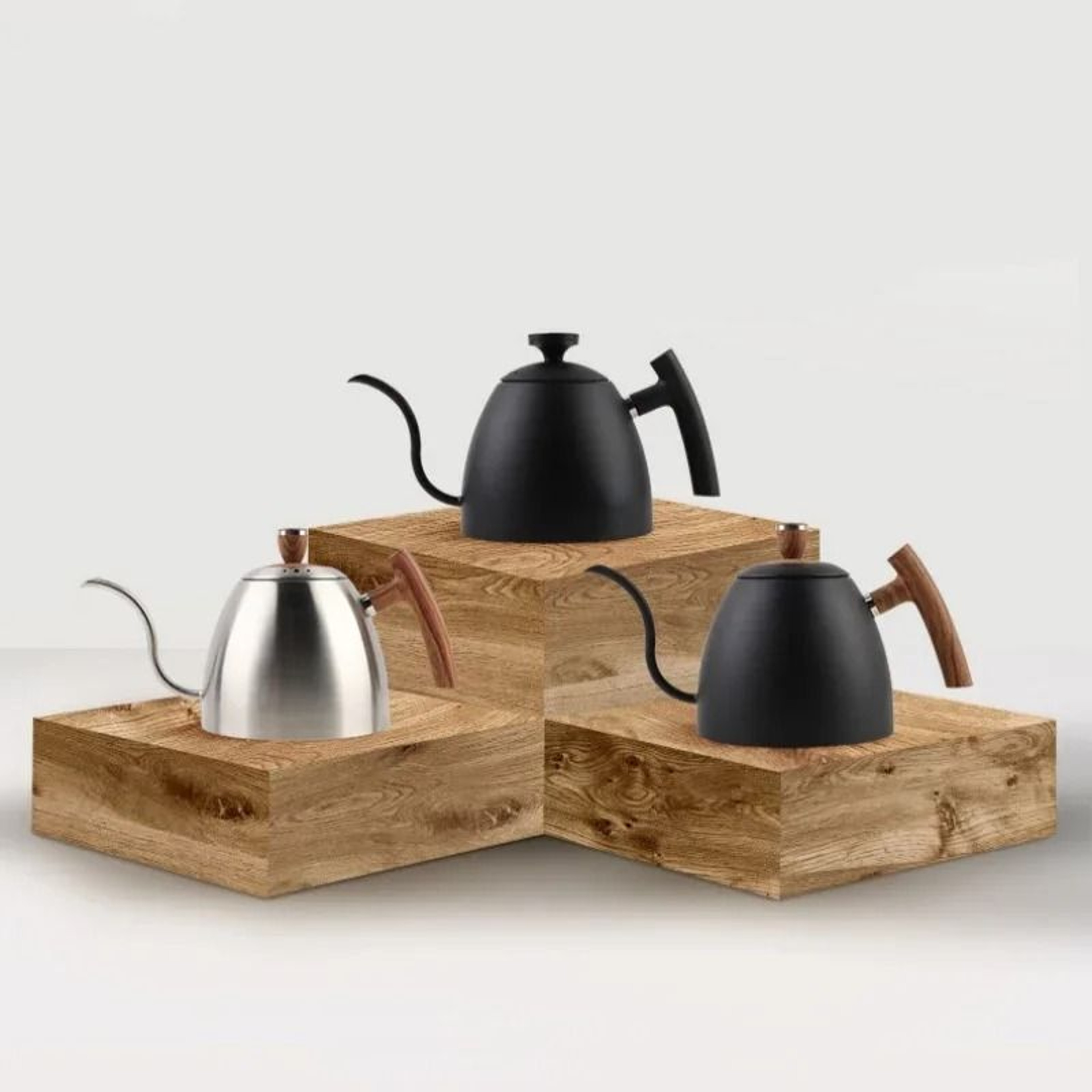 Stainless Steel Swan Neck Coffee Kettle 1
