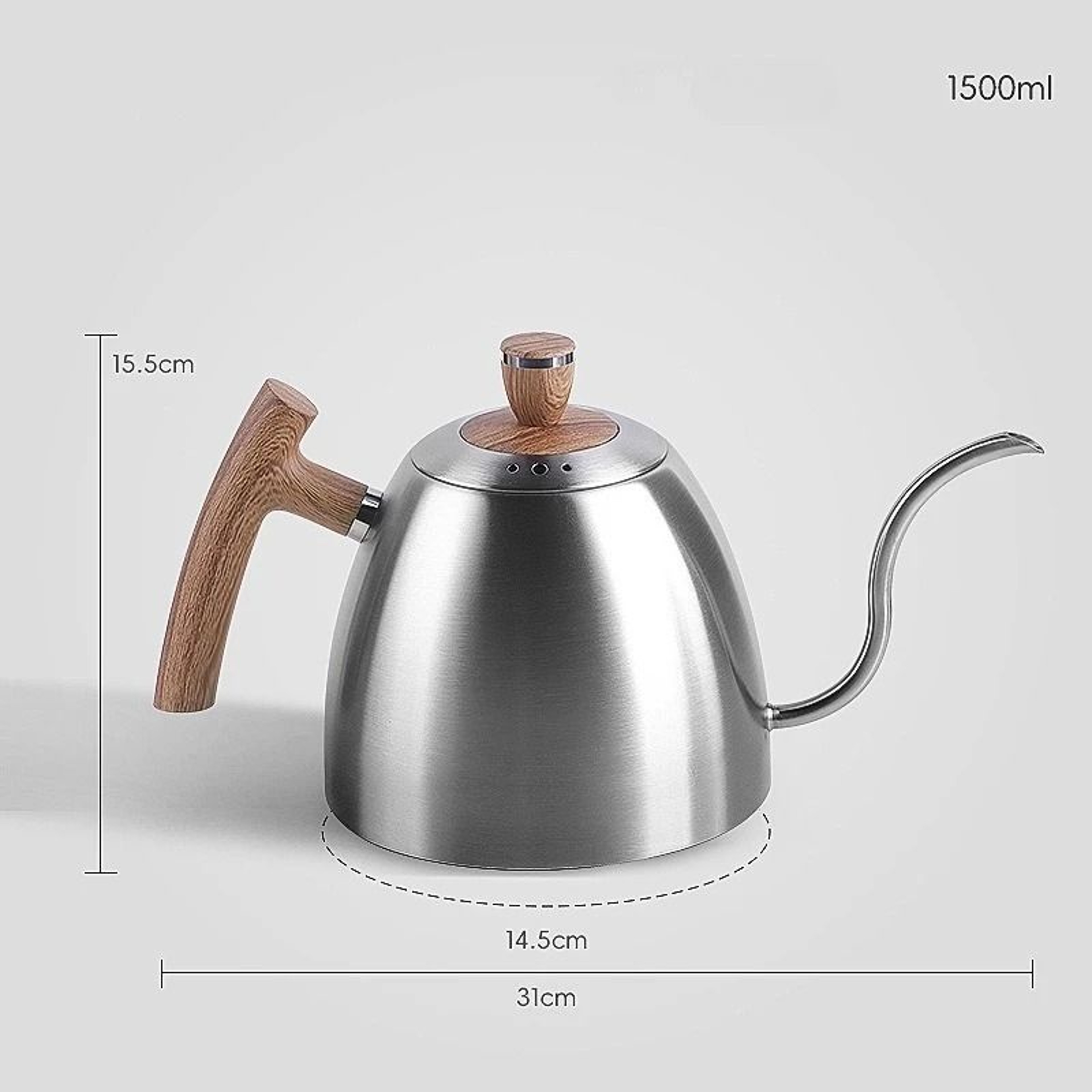Stainless Steel Swan Neck Coffee Kettle 6