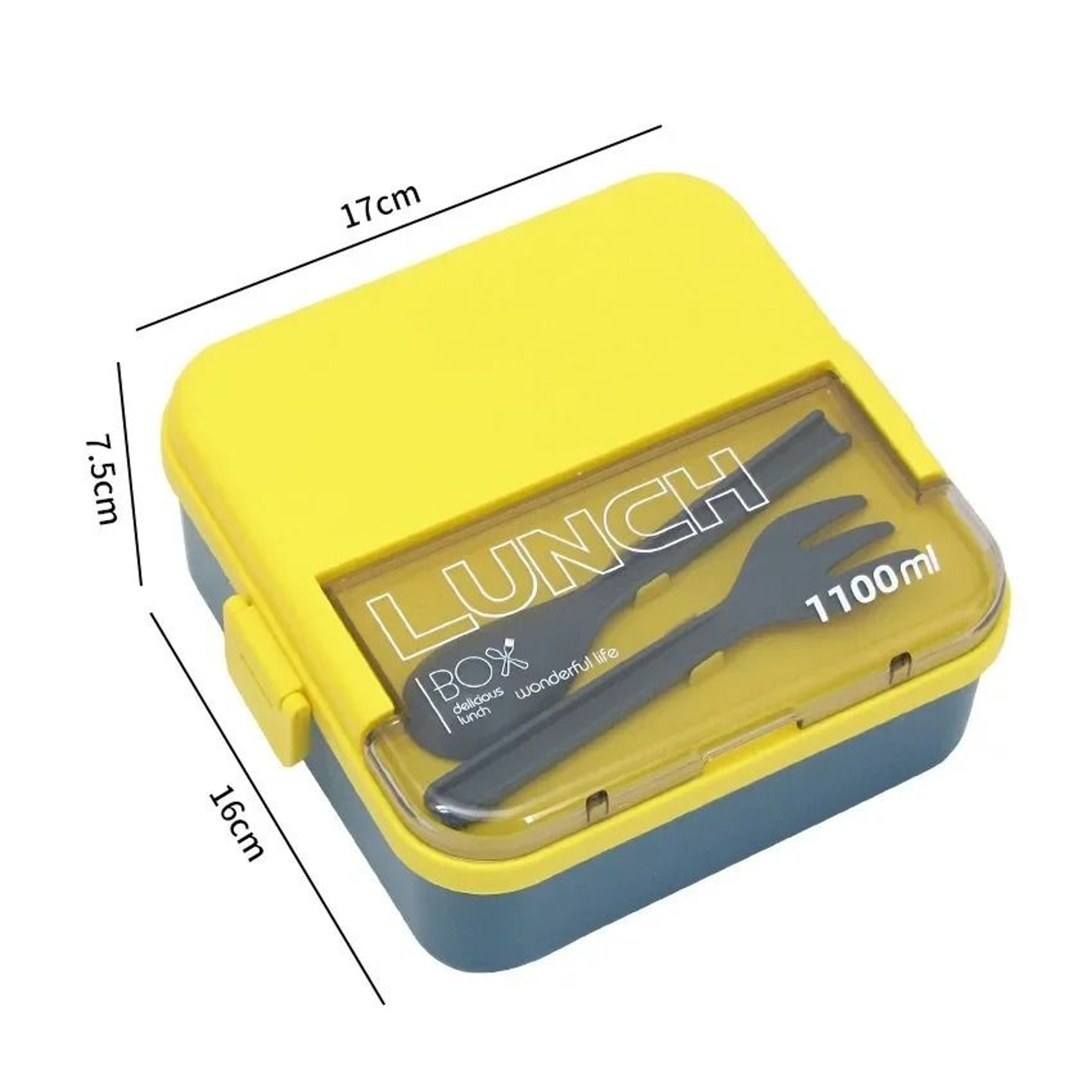 Portable Compartment Bento Lunch Box 6