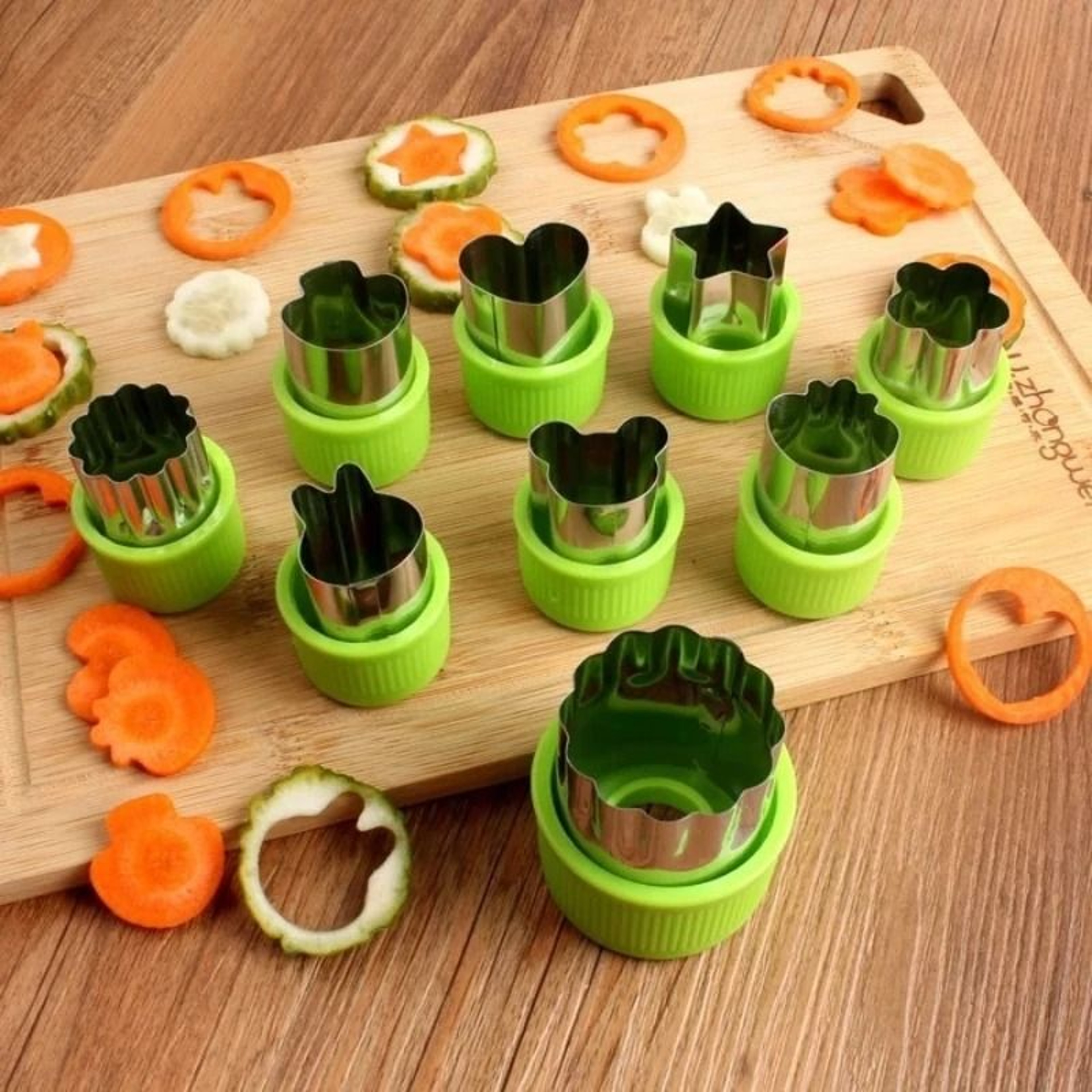 Stainless Steel Decorative Fruit And Vegetable Cutter Set 0