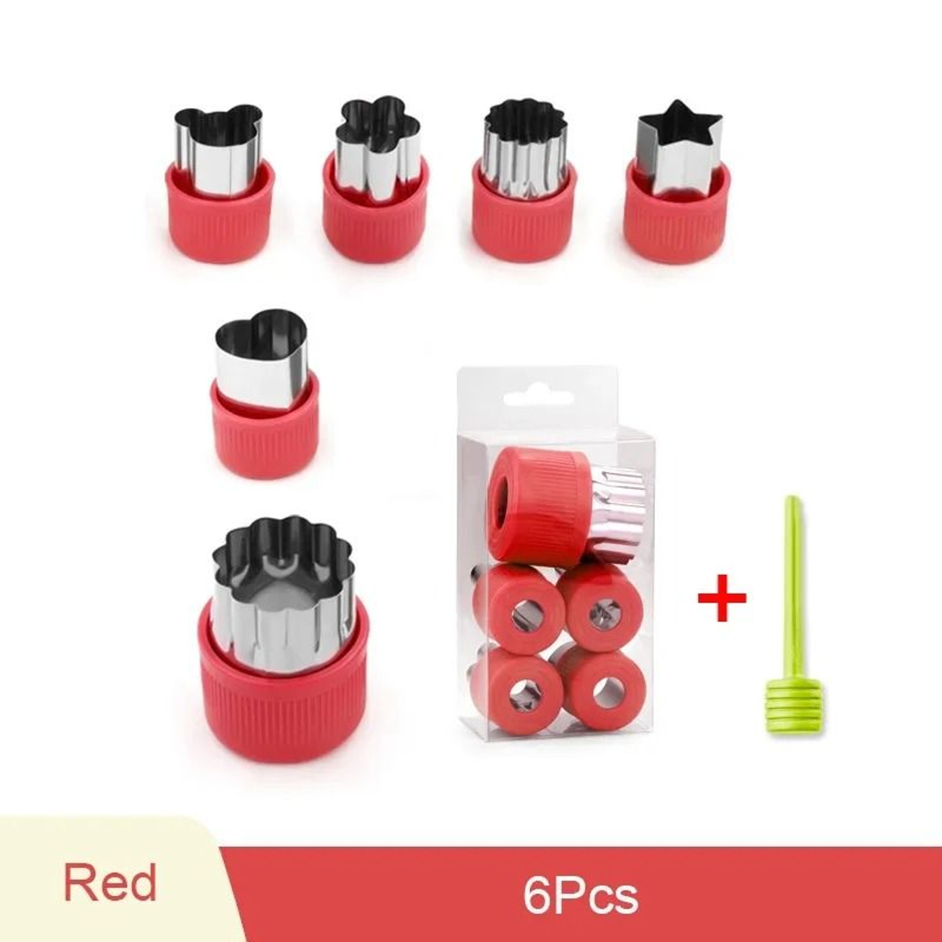 Stainless Steel Decorative Fruit And Vegetable Cutter Set 7
