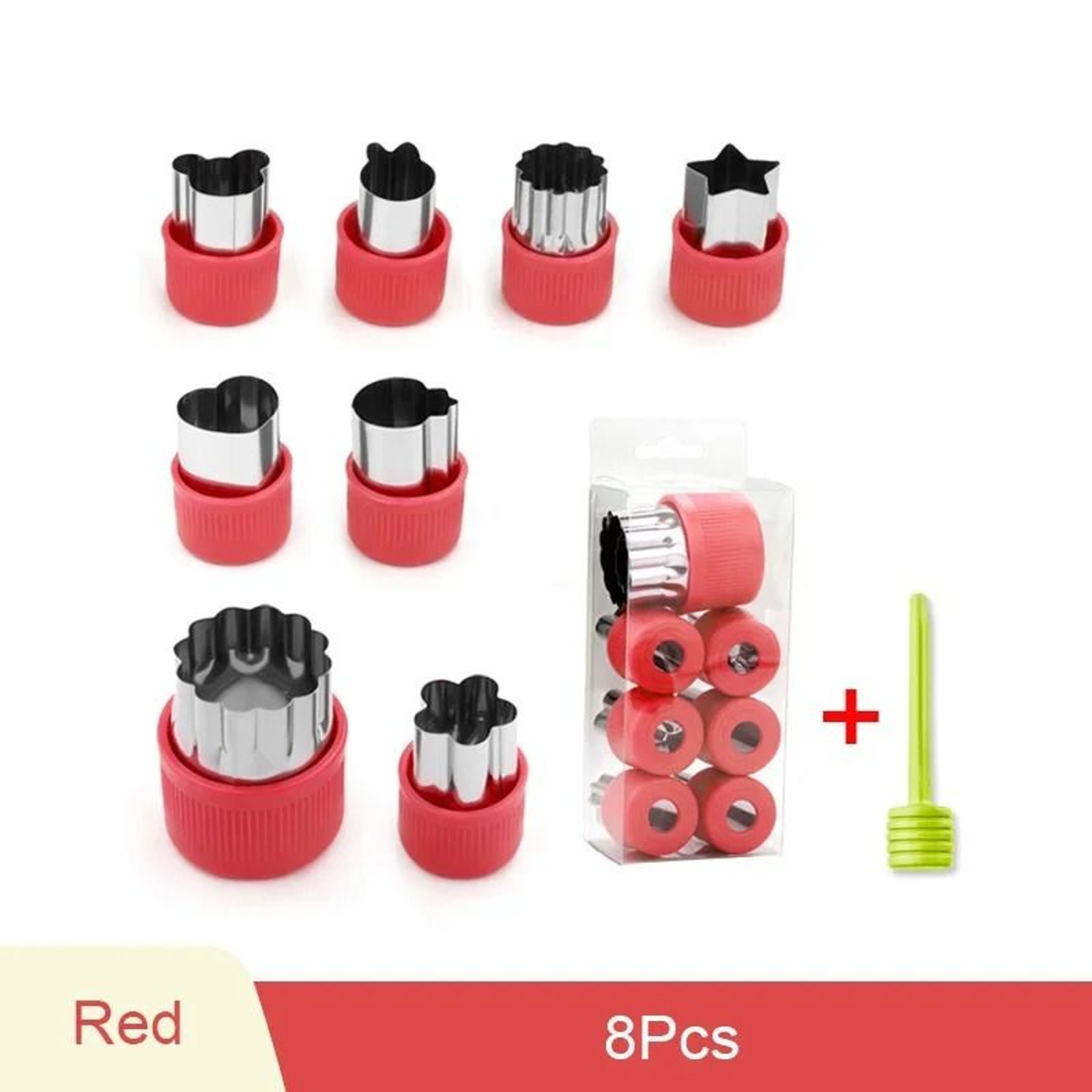 Stainless Steel Decorative Fruit And Vegetable Cutter Set 12