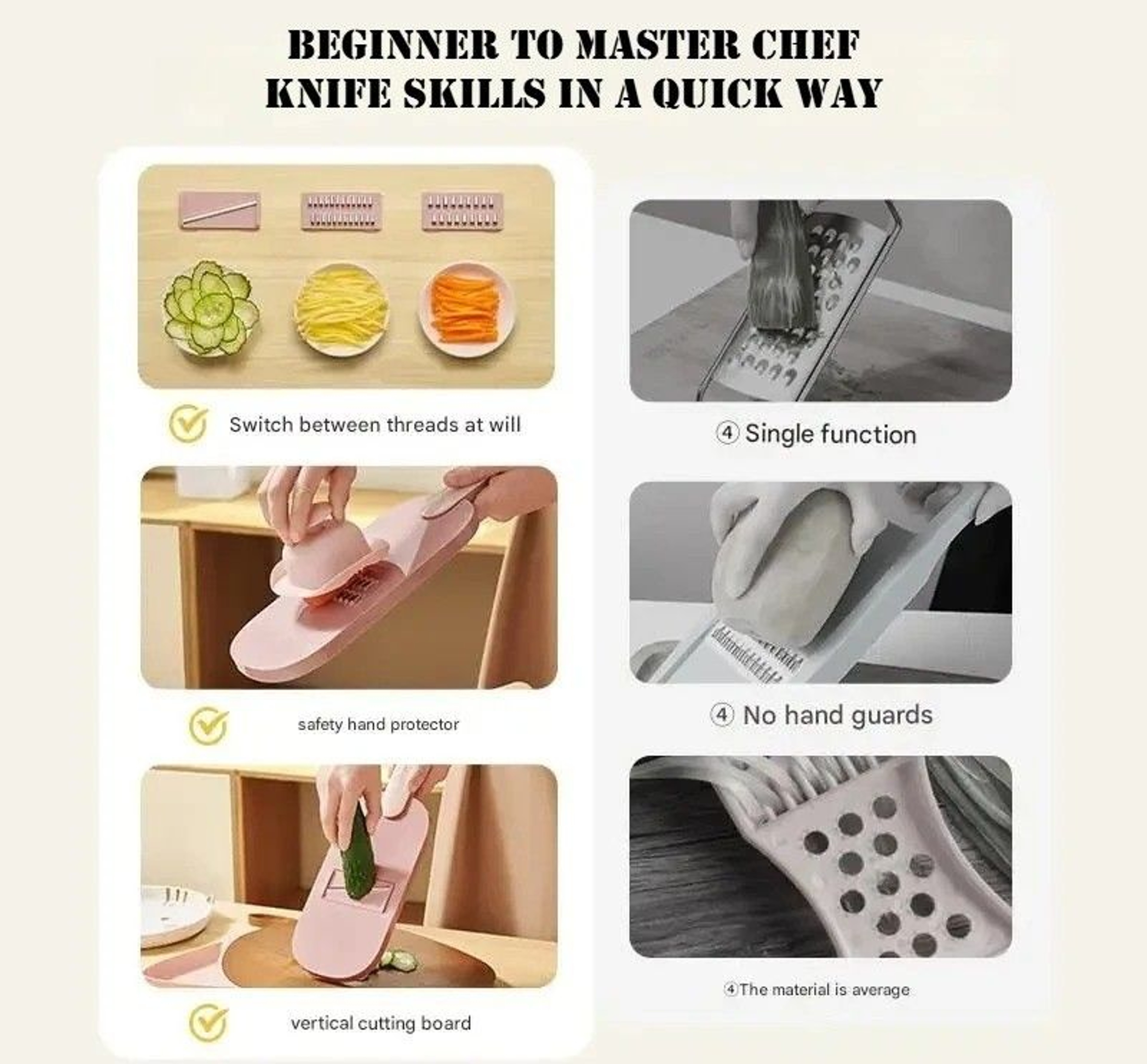 Multi Functional Household Grater And Slicer 4