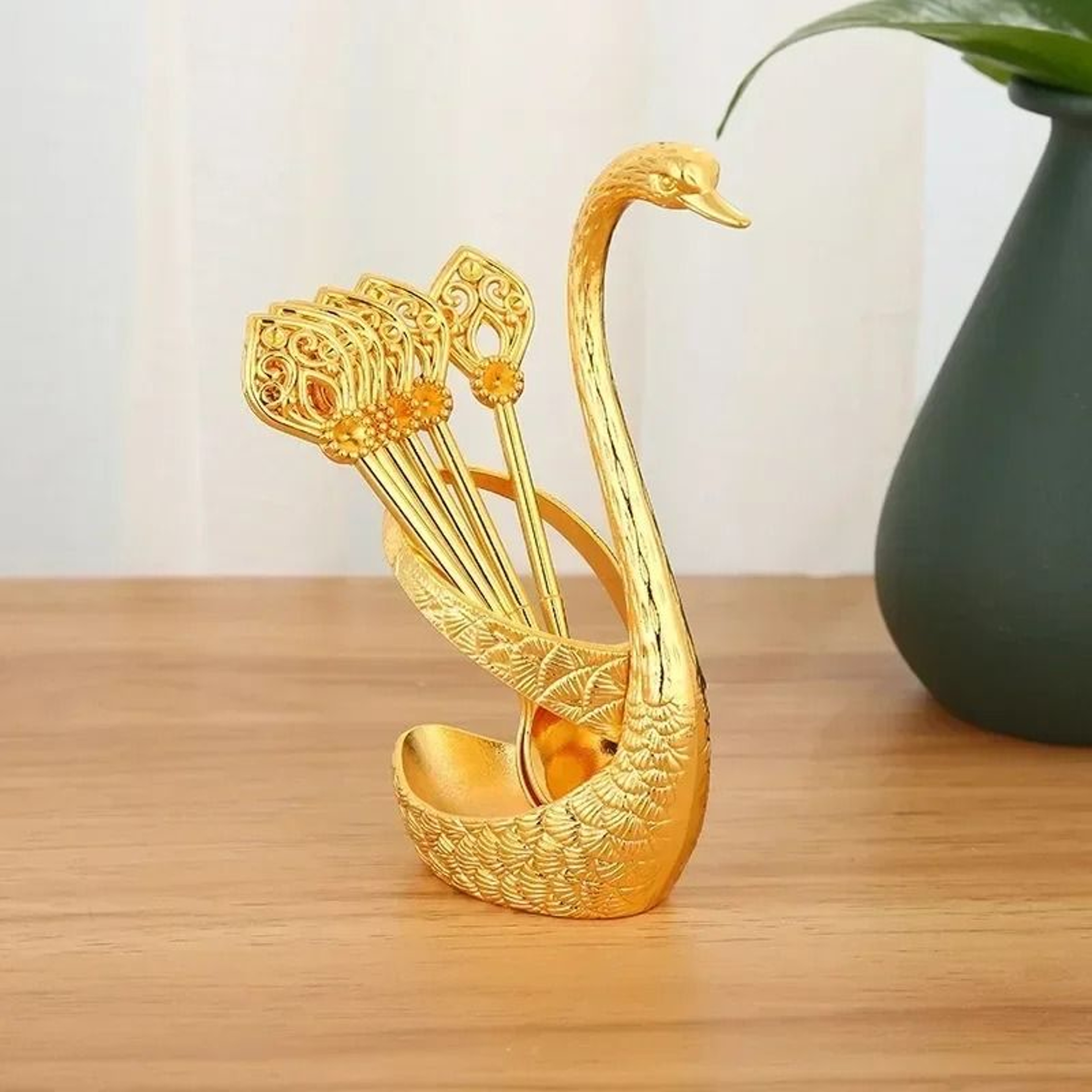 Creative Swan Cutlery Storage Set 2