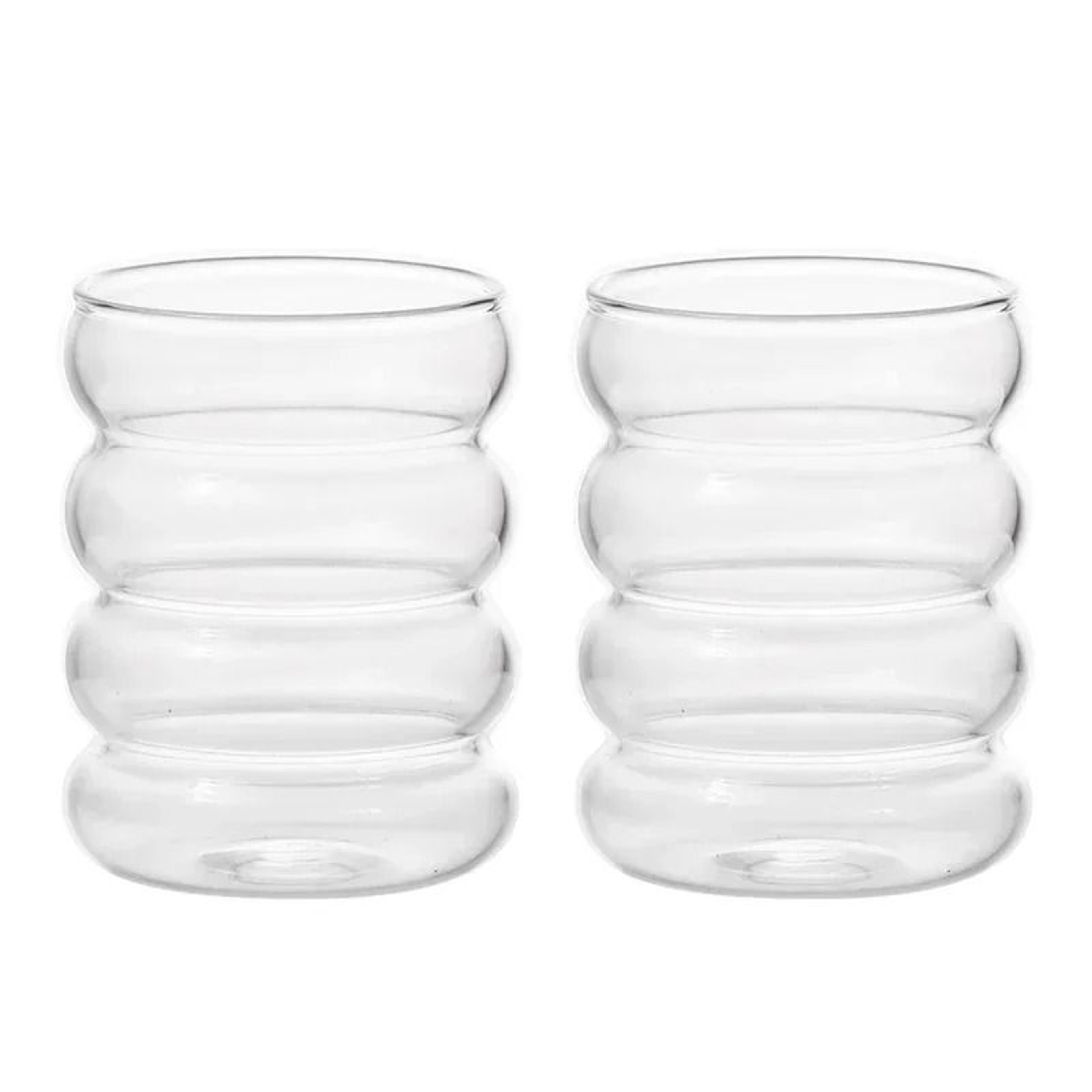 Pure Clarity Four Circle Glass Cup 7
